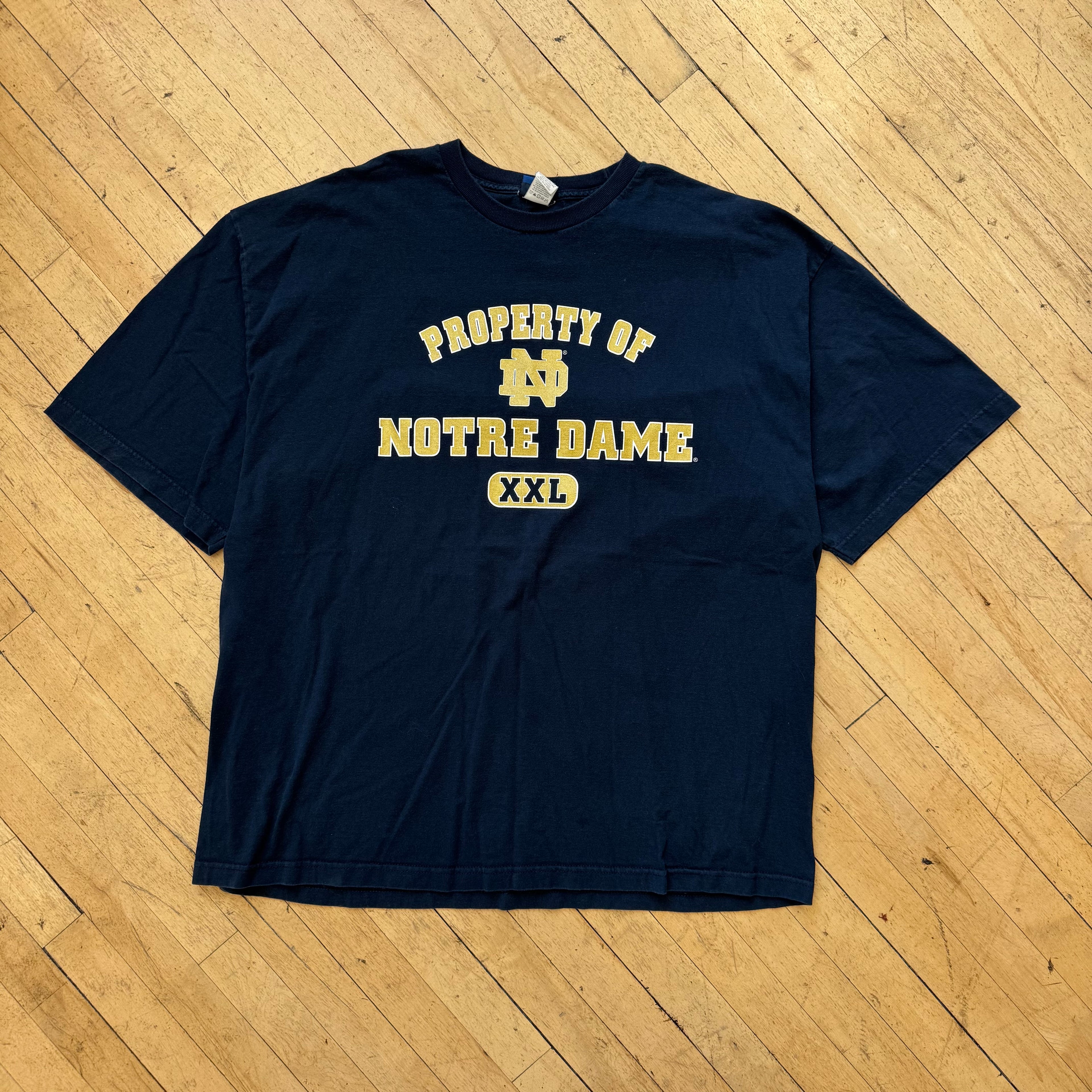 Vintage Notre Dame T-shirt Sz XXL