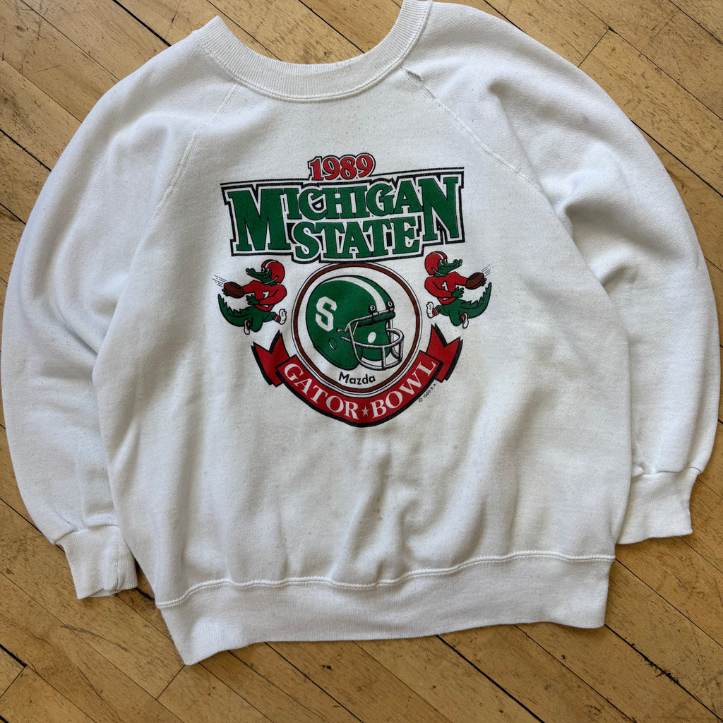 Vintage Michigan State Gator Bowl Crewneck Sz M