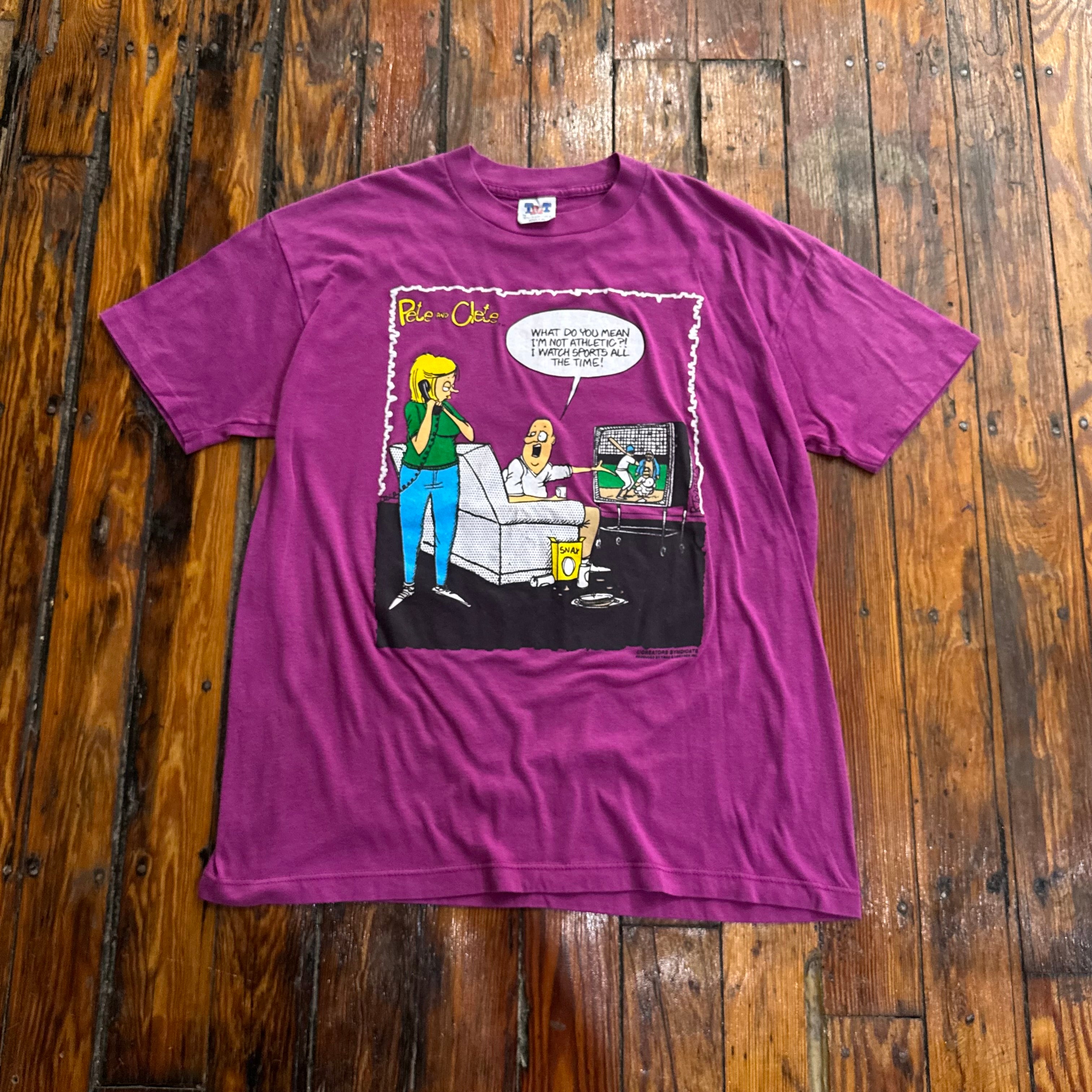 Vintage Pete & Clete what do you mean T-shirt Sz XL
