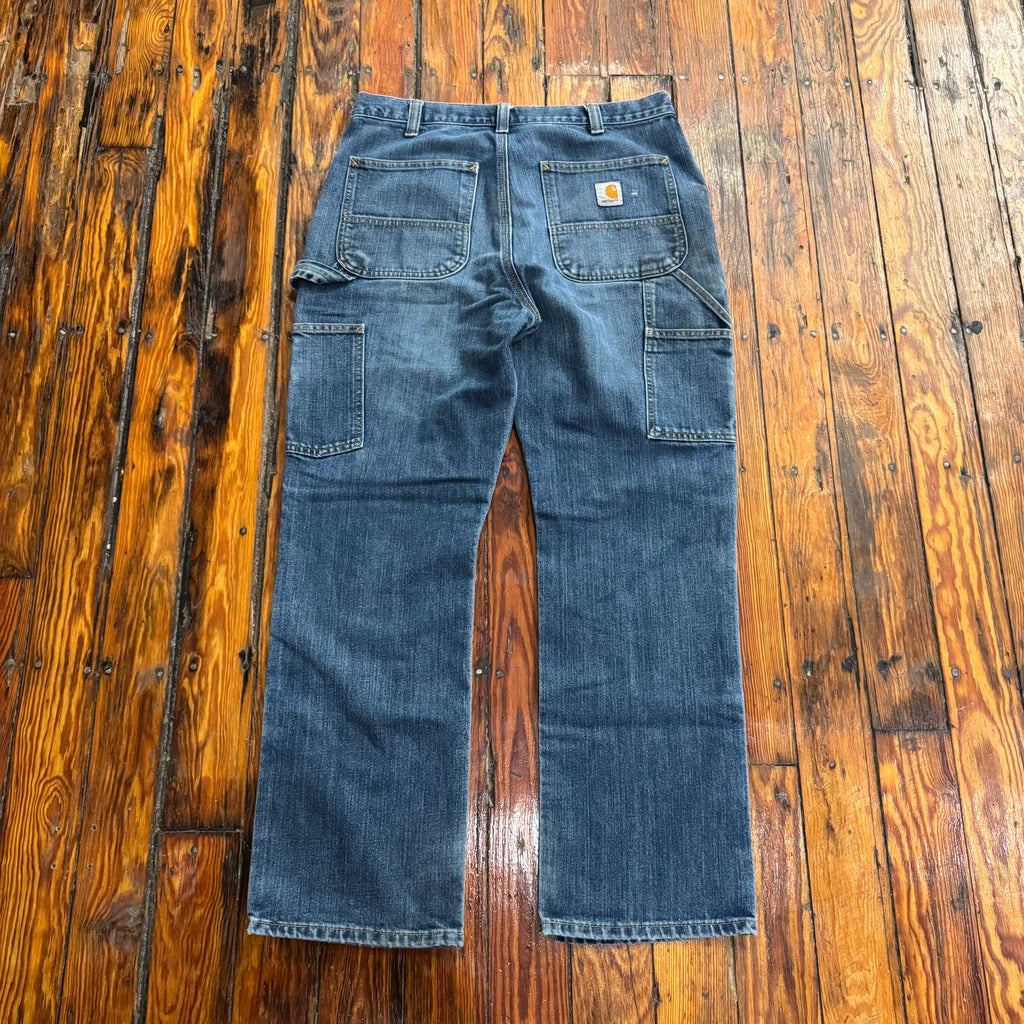 00s Carhartt Double Knee Denim Jeans Sz 34x30