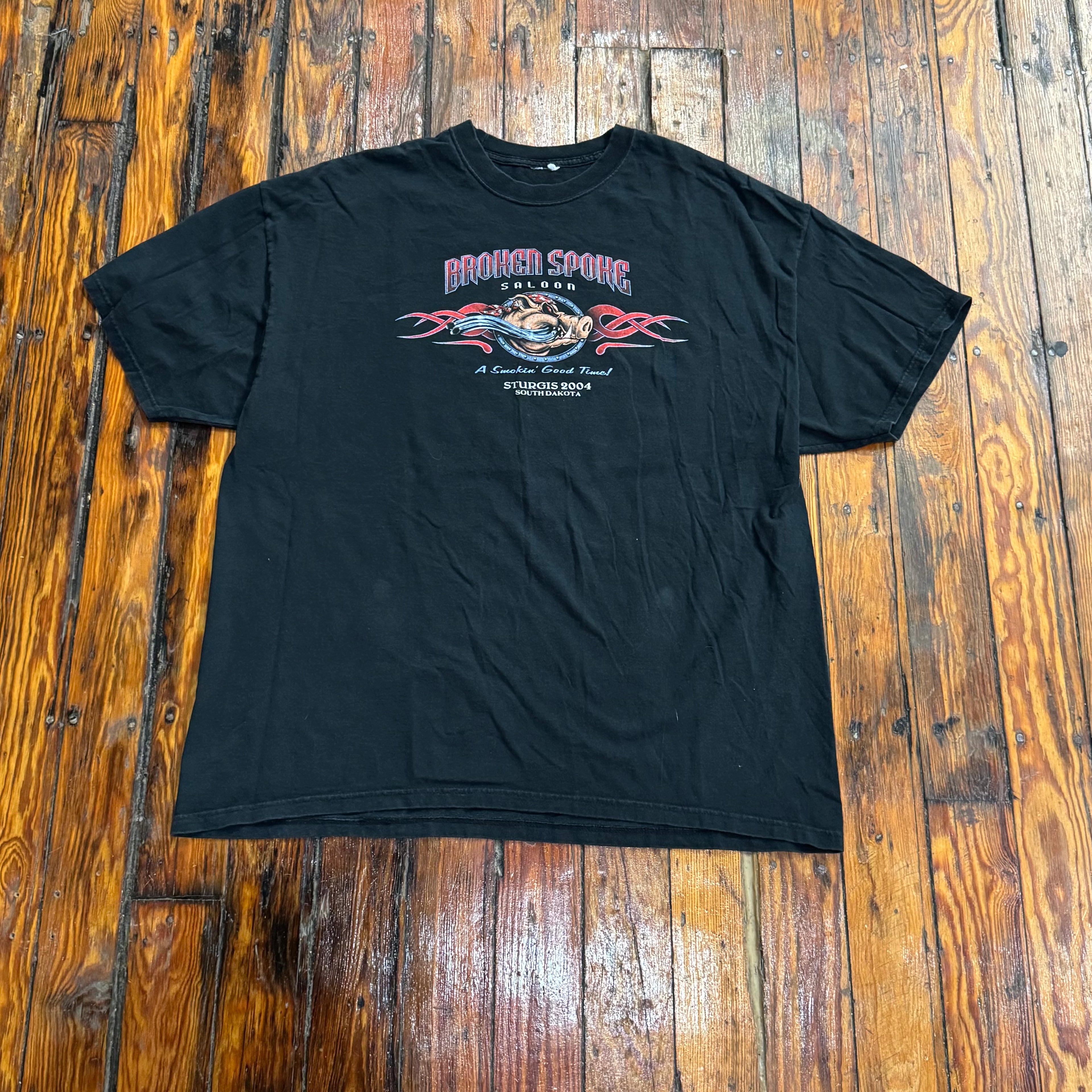 Y2K Broken Spoke Saloon T-shirt Sz XL