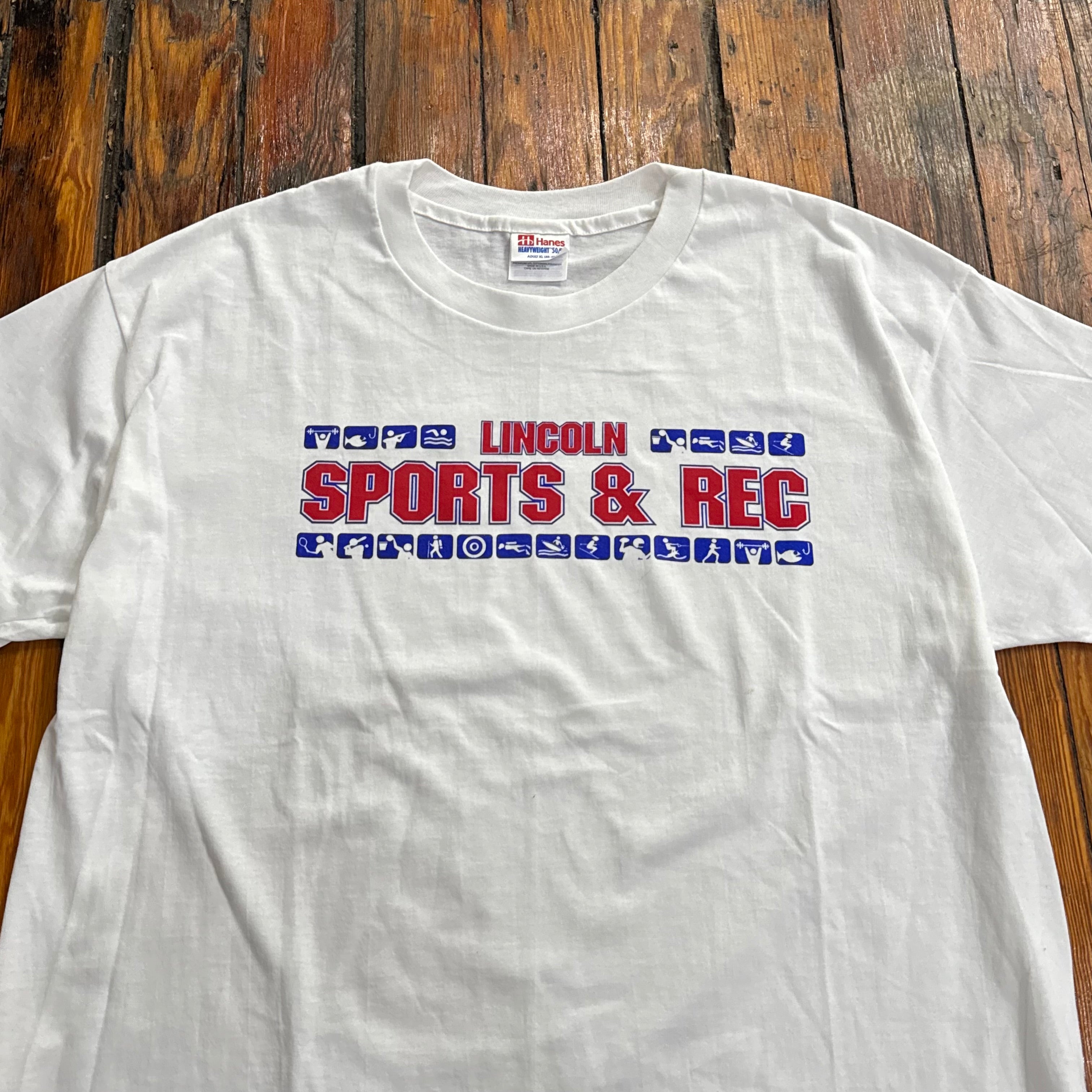Vintage Lincoln High School Sports & Rec T-shirt Sz XL