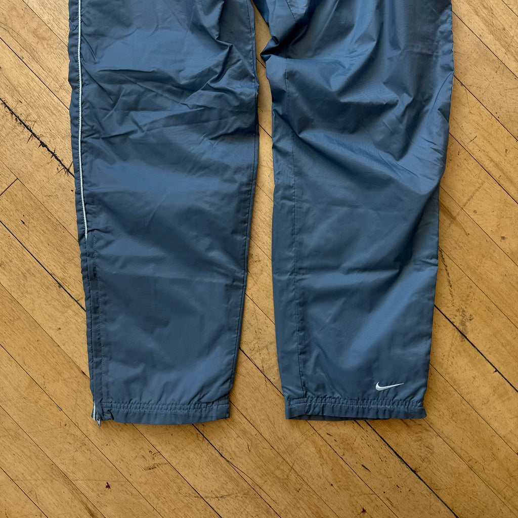 Vintage Grey Blue Nike TrackPants Sz S