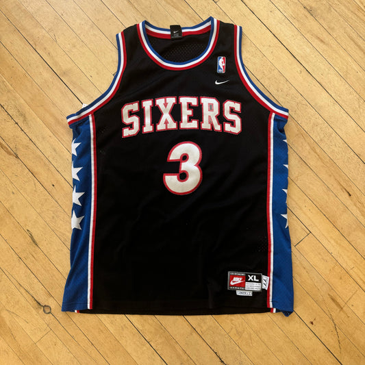 Vintage Nike Allen Iverson Sixers Jersey Sz XL