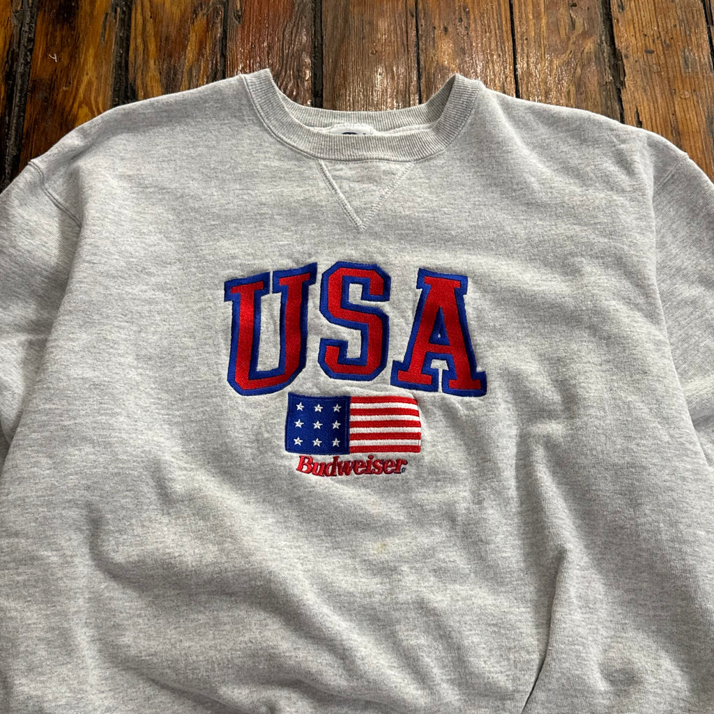Vintage USA Budweiser Atlanta Olympics CrewNeck Sz XL