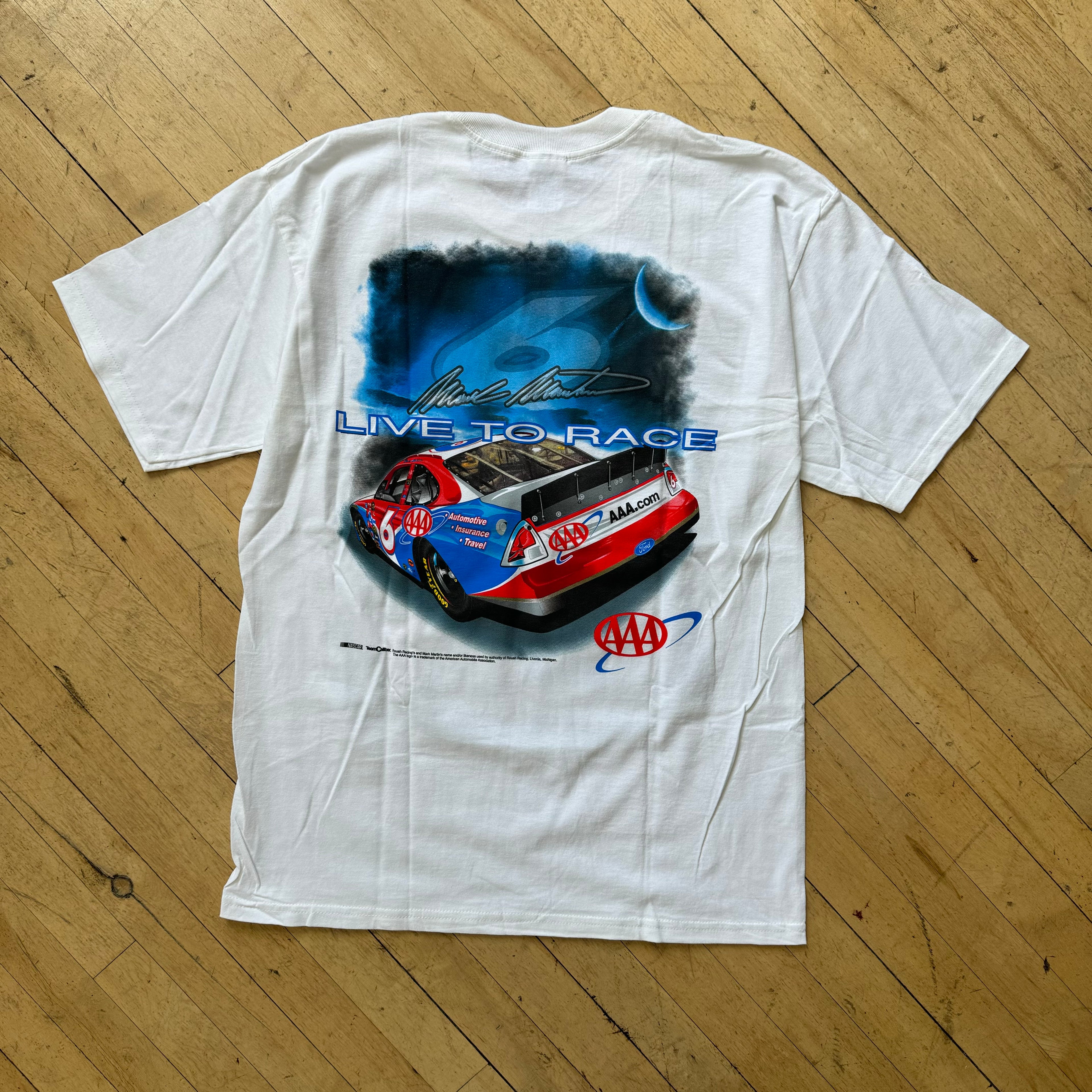 Vintage Mark Martin Nascar T-shirt Sz L