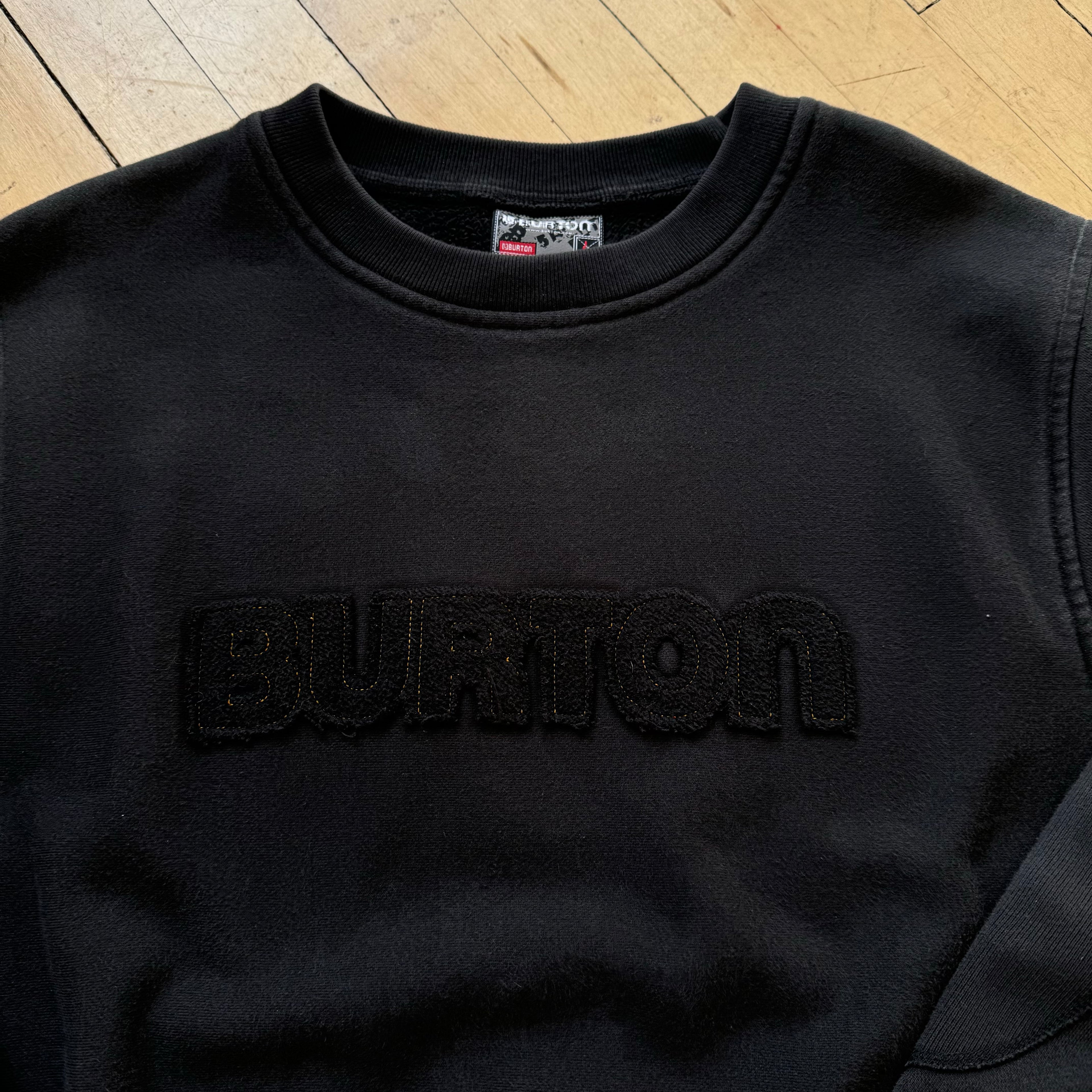 Vintage Burton SpellOut CrewNeck Sz XL