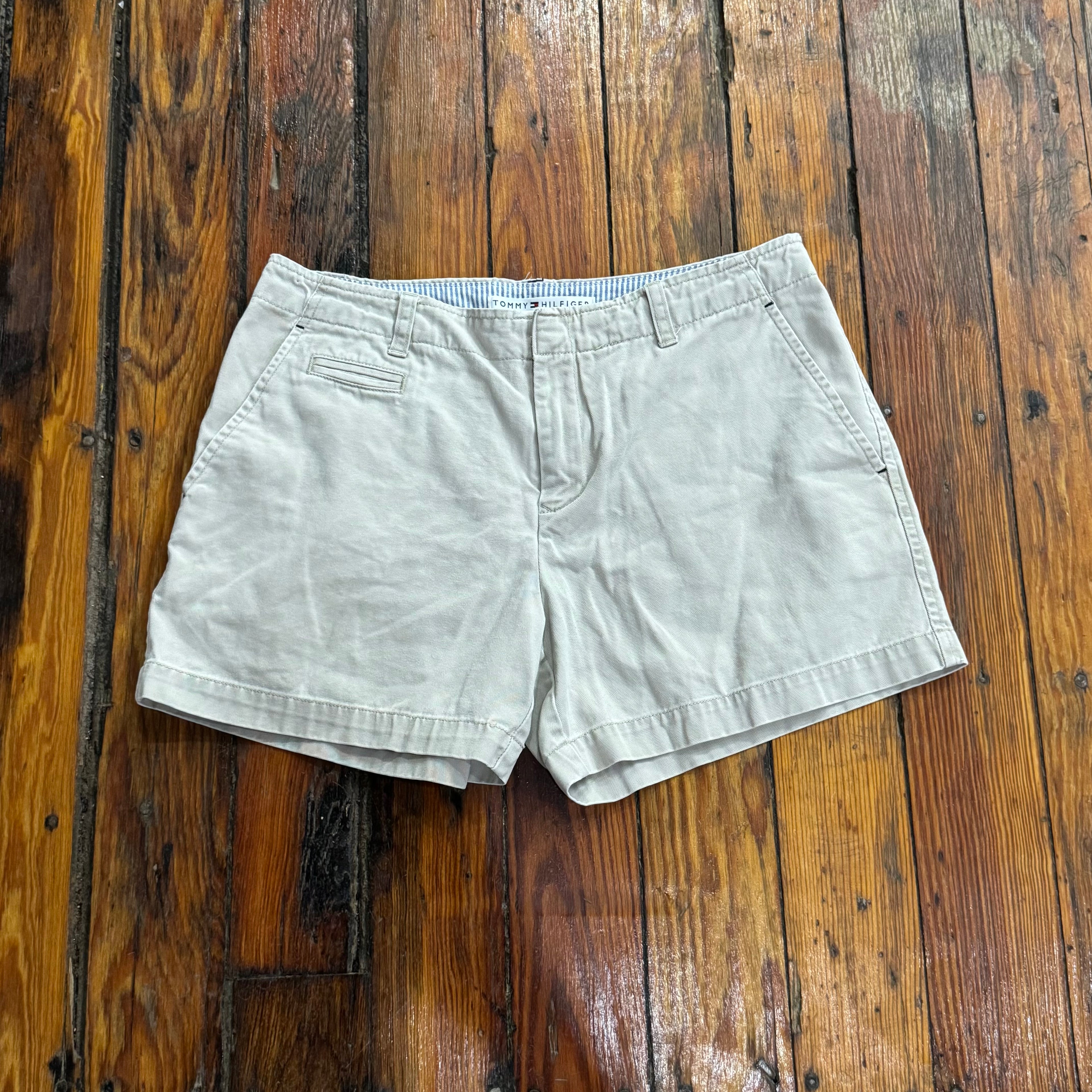 Vintage Tommy Hilfiger Khaki Shorts Sz 4