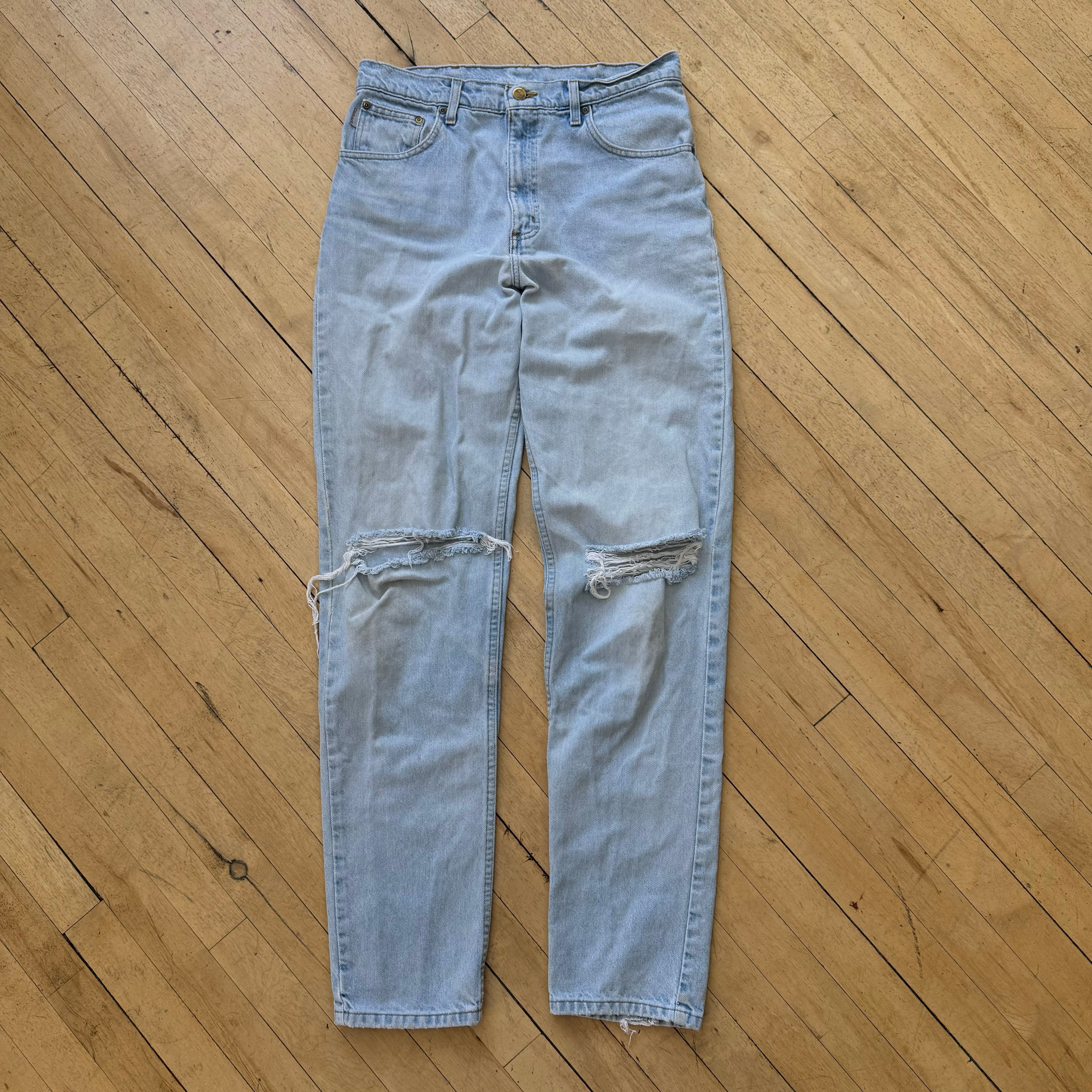 Vintage Carhartt Light Wash Denim Jeans Sz 32x34