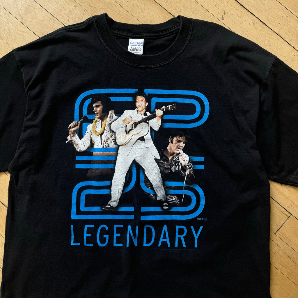 Y2K Legendary Elvis EP 25 T-shirt Sz L