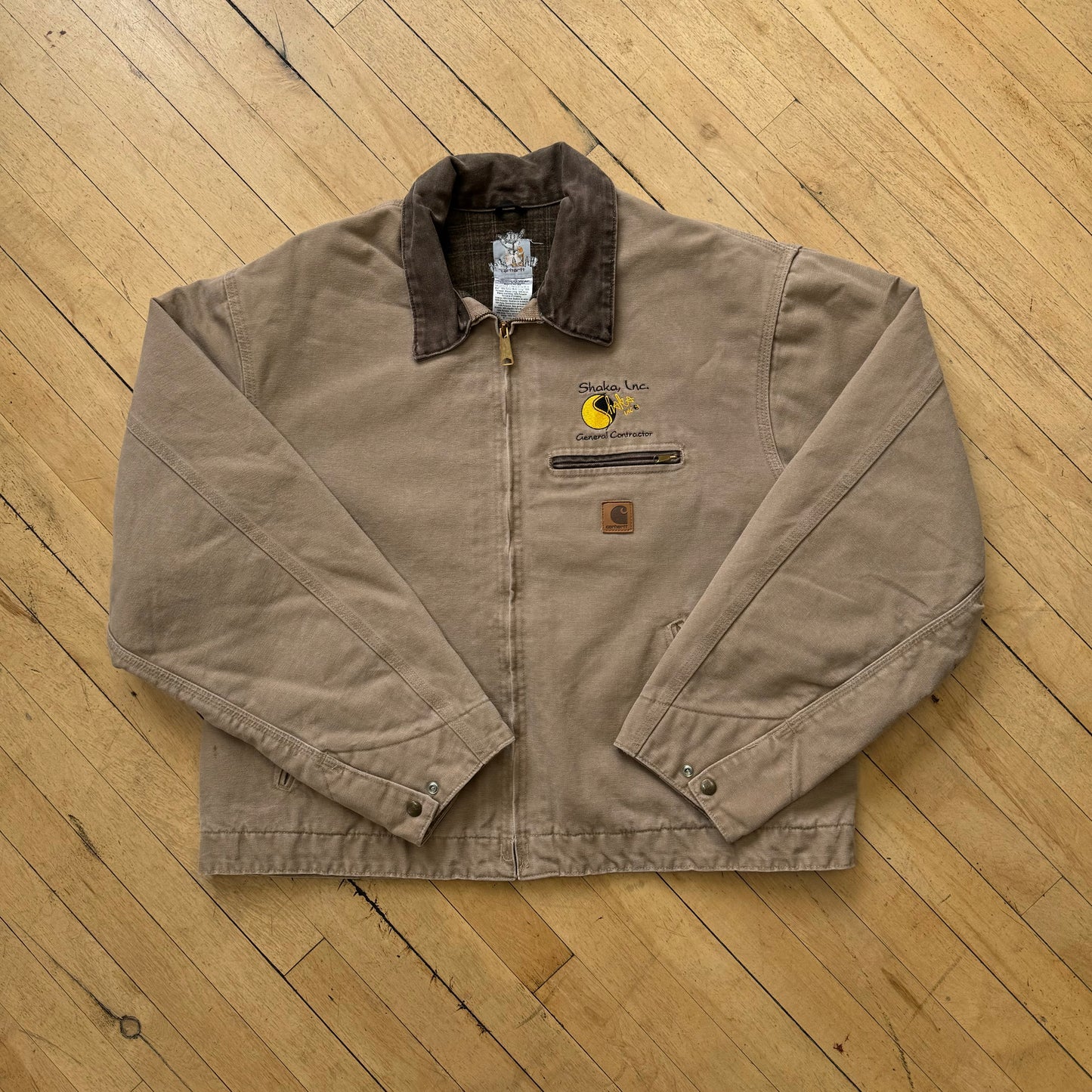 Vintage Beige Carhartt Detriot Jacket Sz XXL