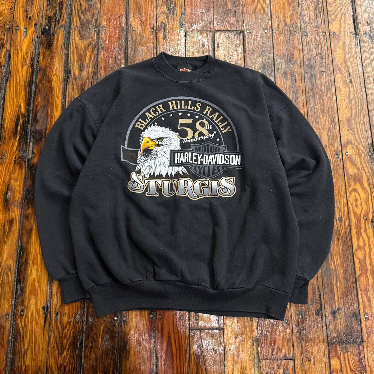 Vintage J & L Harley Davidson Crewneck Sz XL