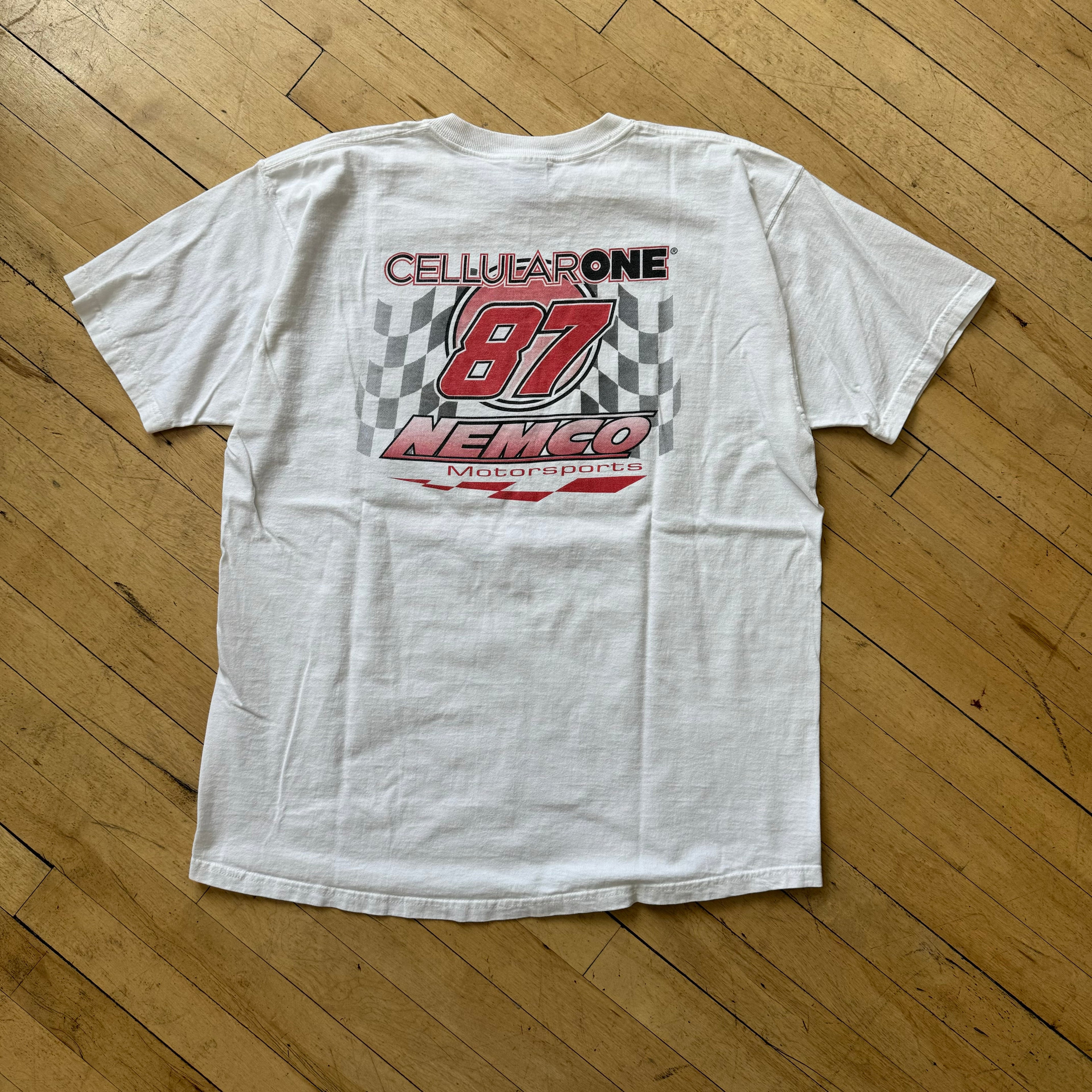 Vintage Joe Nemcheck Nascar T-shirt Sz XL