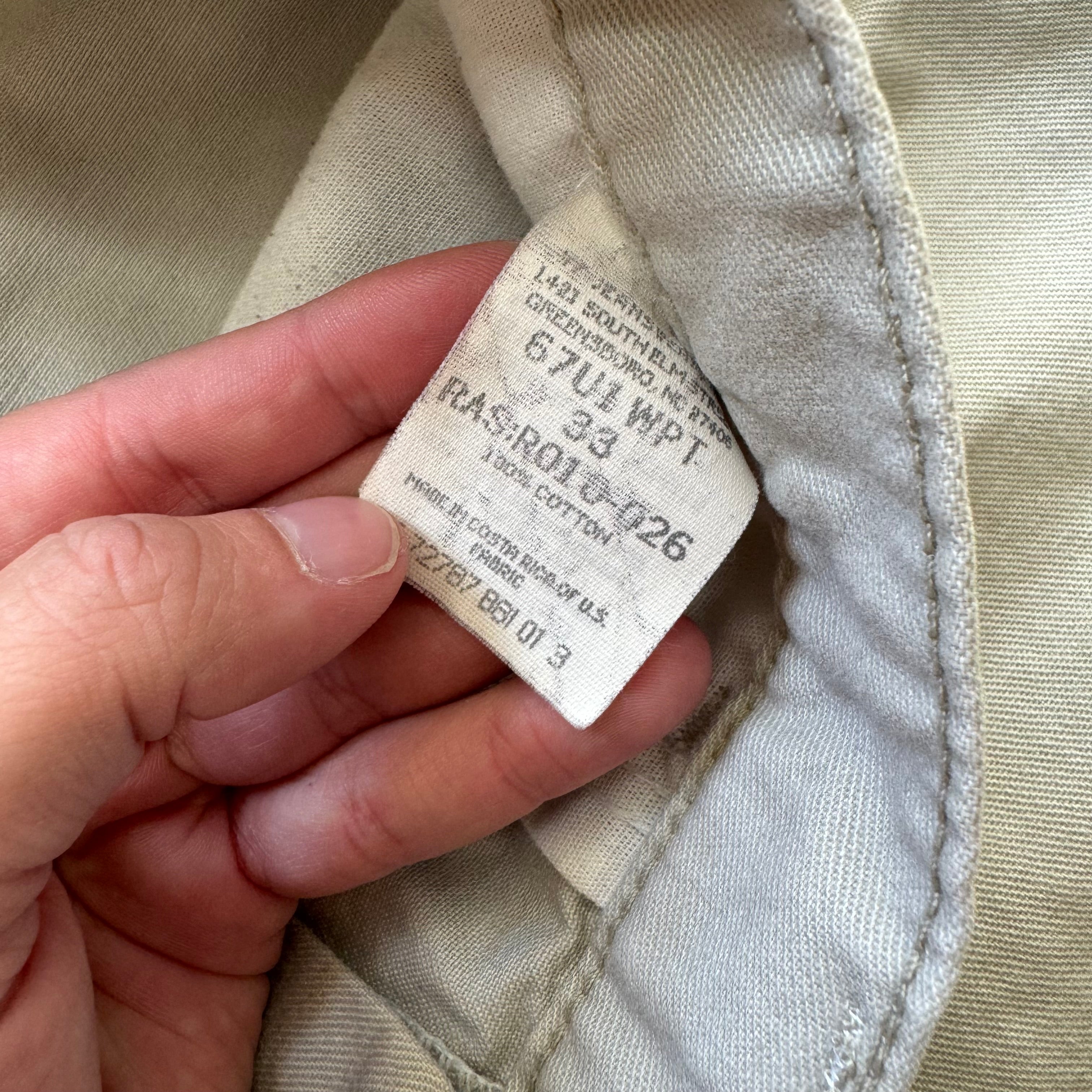Vintage Wrangler Cream Khaki Shorts Sz 33