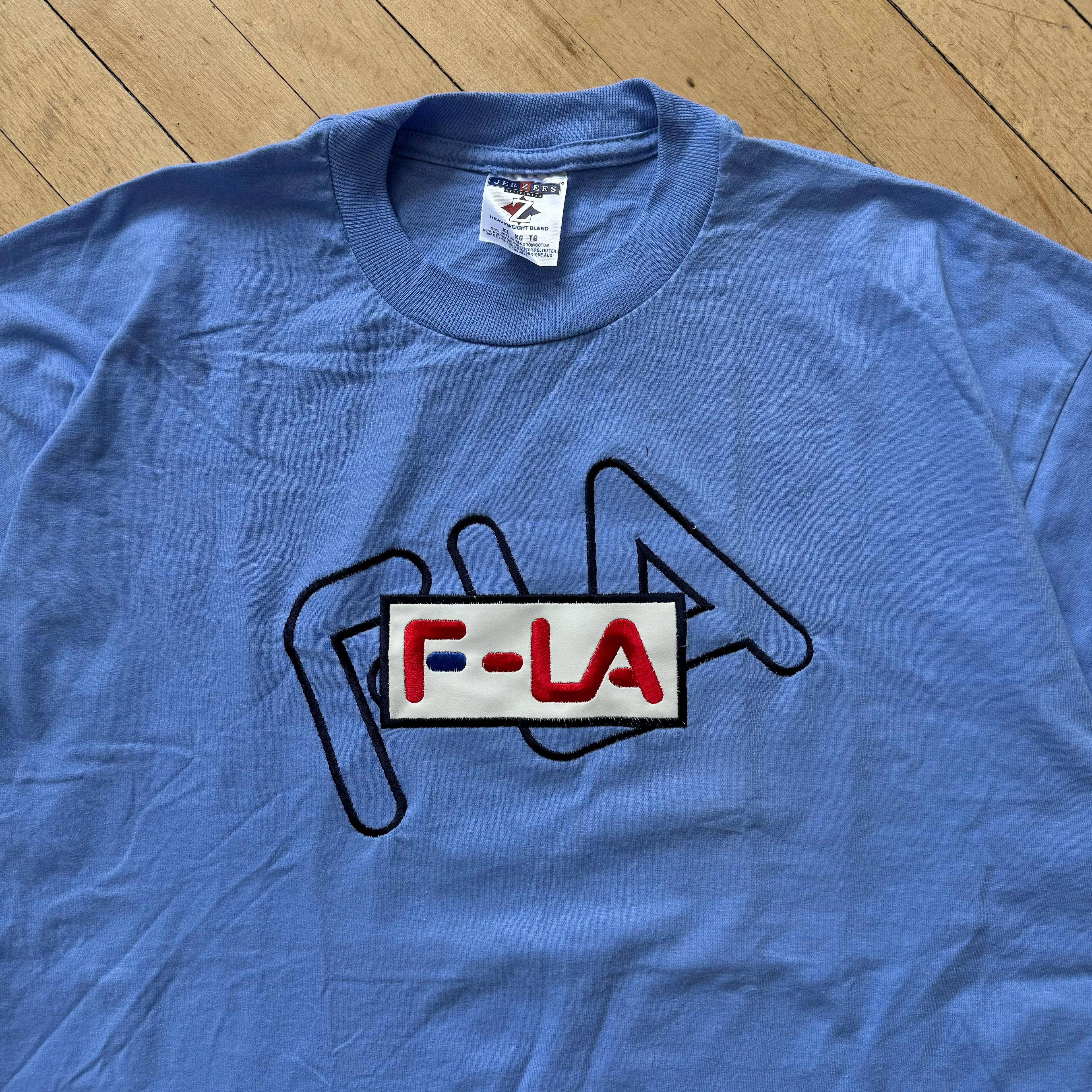 Vintage Bootleg Fila T-shirt Sz XL