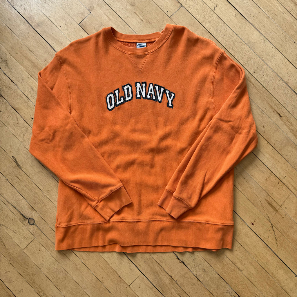 Vintage Old Navy SpellOut CrewNeck Sz L