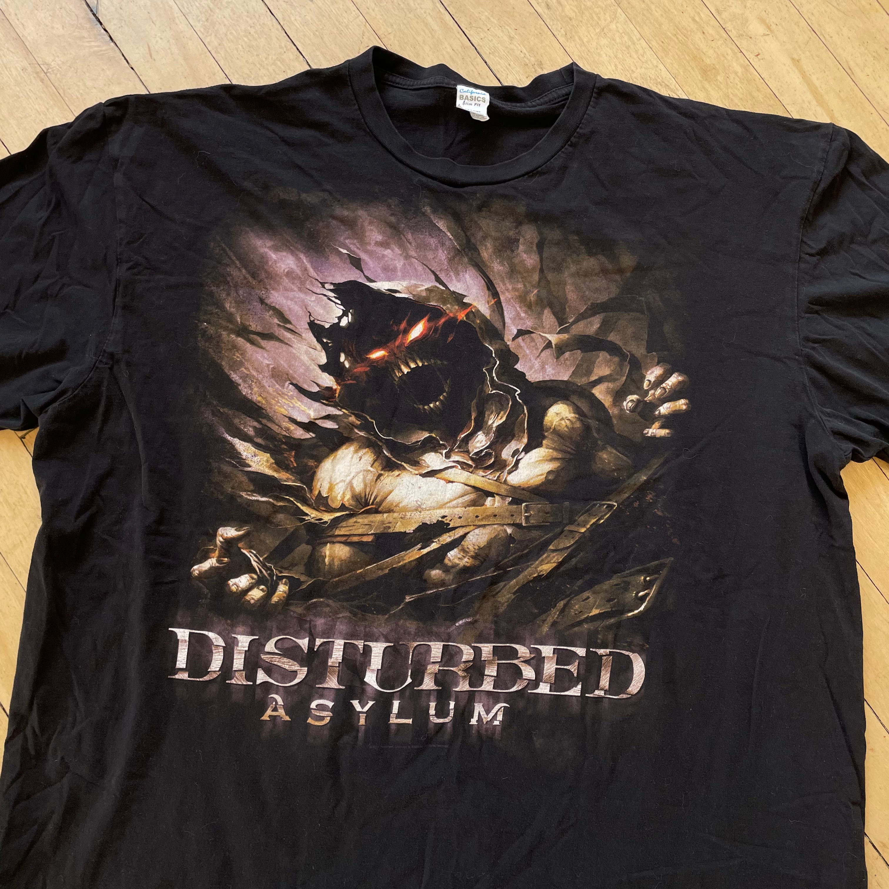 2000s Disturbed Asylum Band T-shirt Sz XL