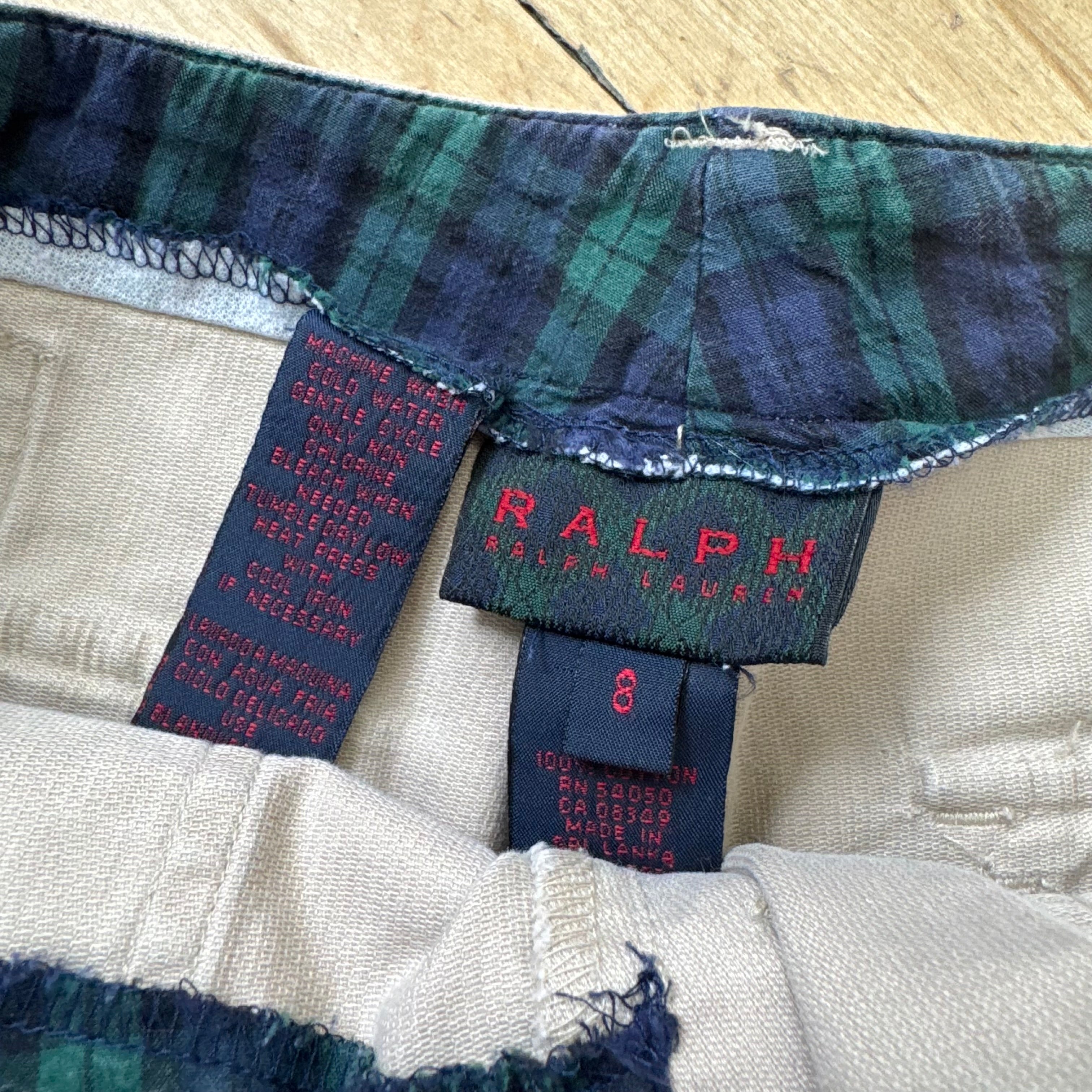 Vintage Women’s Ralph Lauren Khaki Shorts Sz 8
