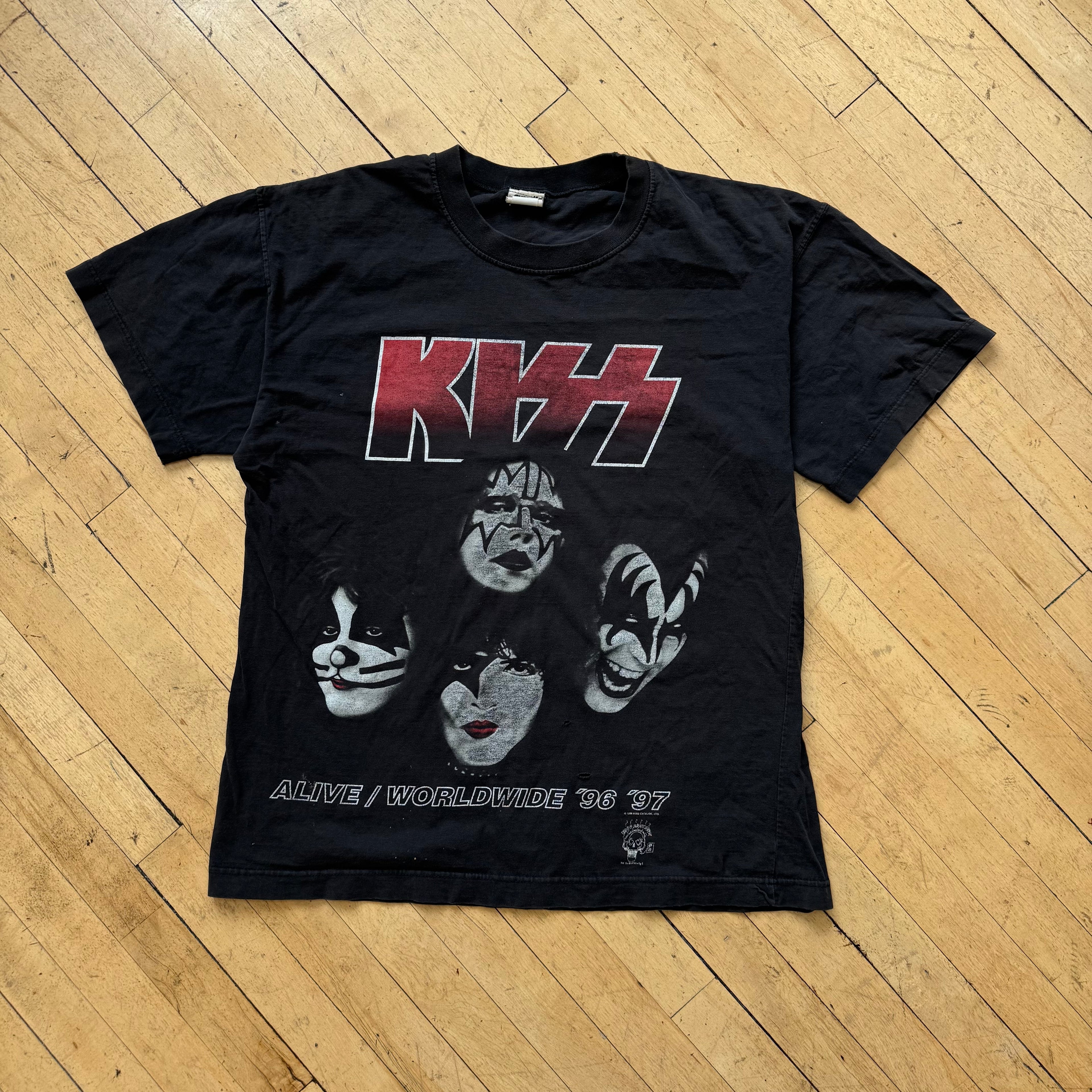 Vintage Kiss Alive Worldwide I got the best Tour T-shirt Sz XL
