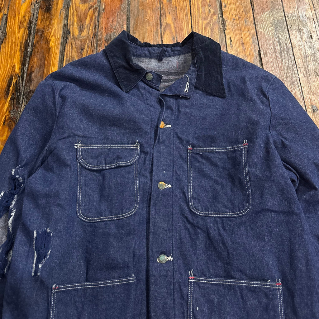 Vintage Blanket Lined Wrangler Denim Jacket Sz XL