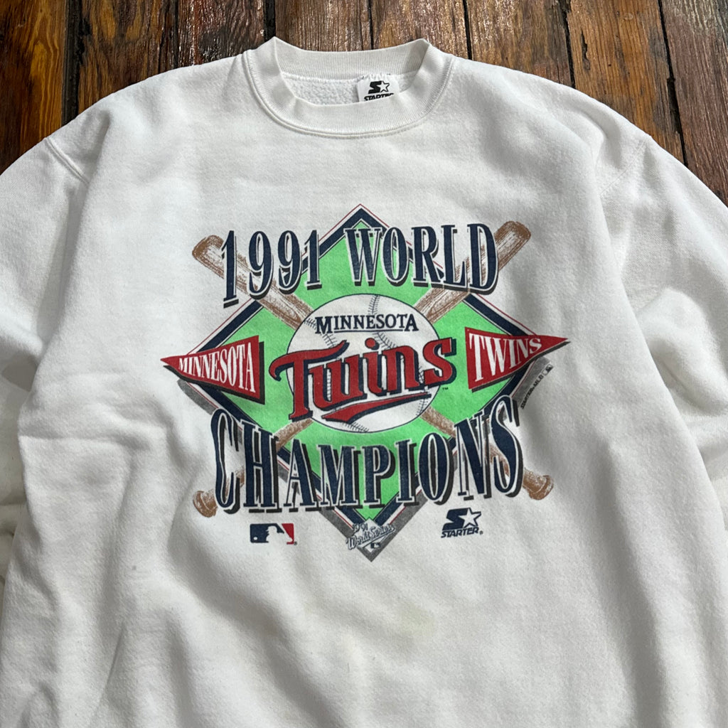Vintage Starter Minnesota Twins “91 CrewNeck Sz L