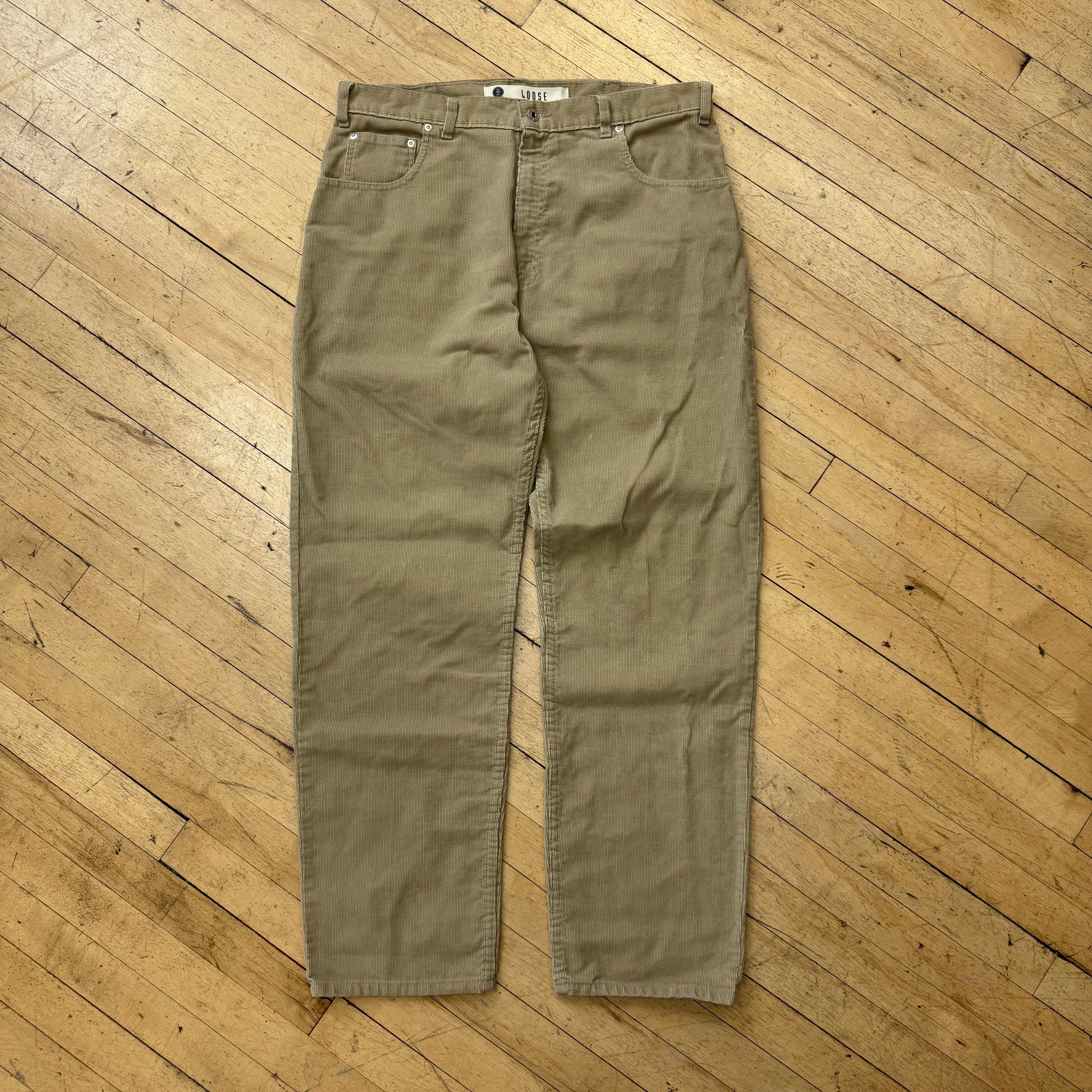 Vintage Arizona Jean Loose Corduroy Pants Sz 38x32