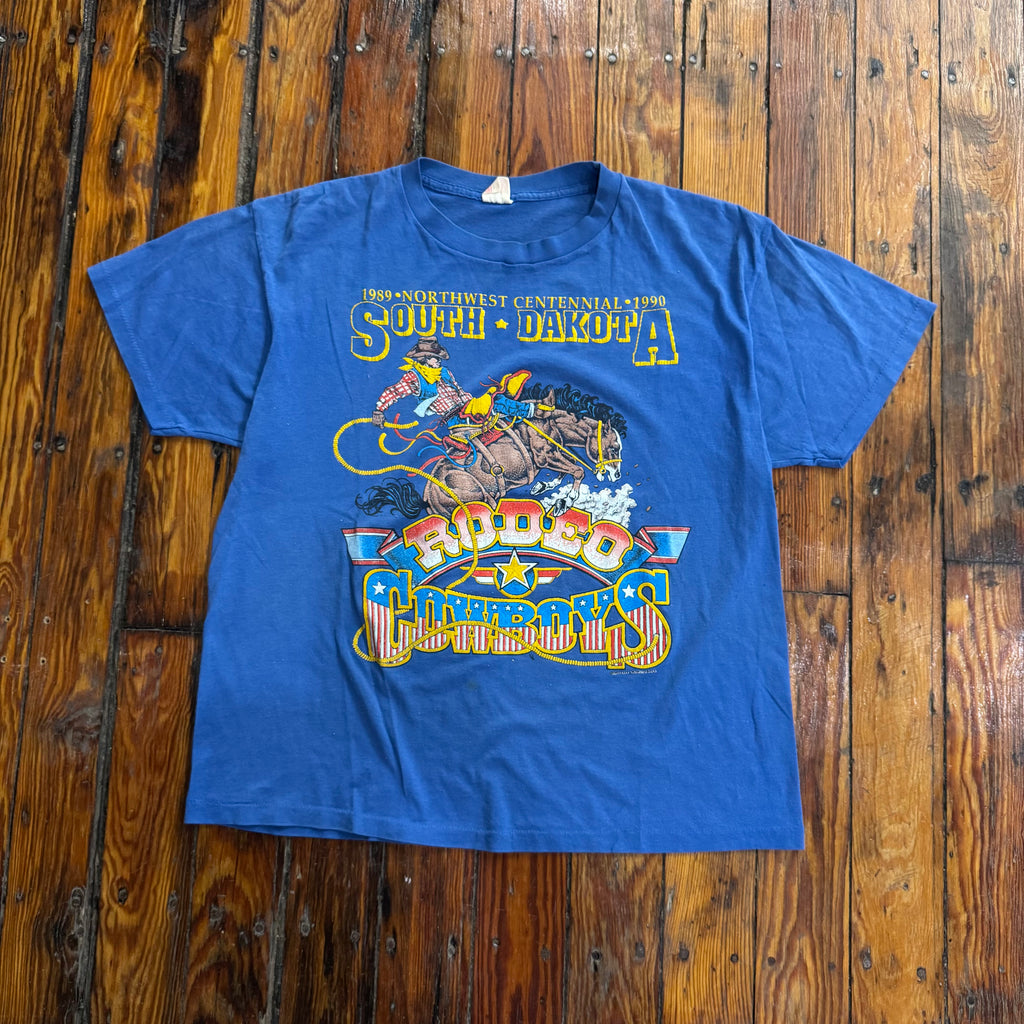 Vintage South Dakota Rodeo Cowboys T-shirt Sz M