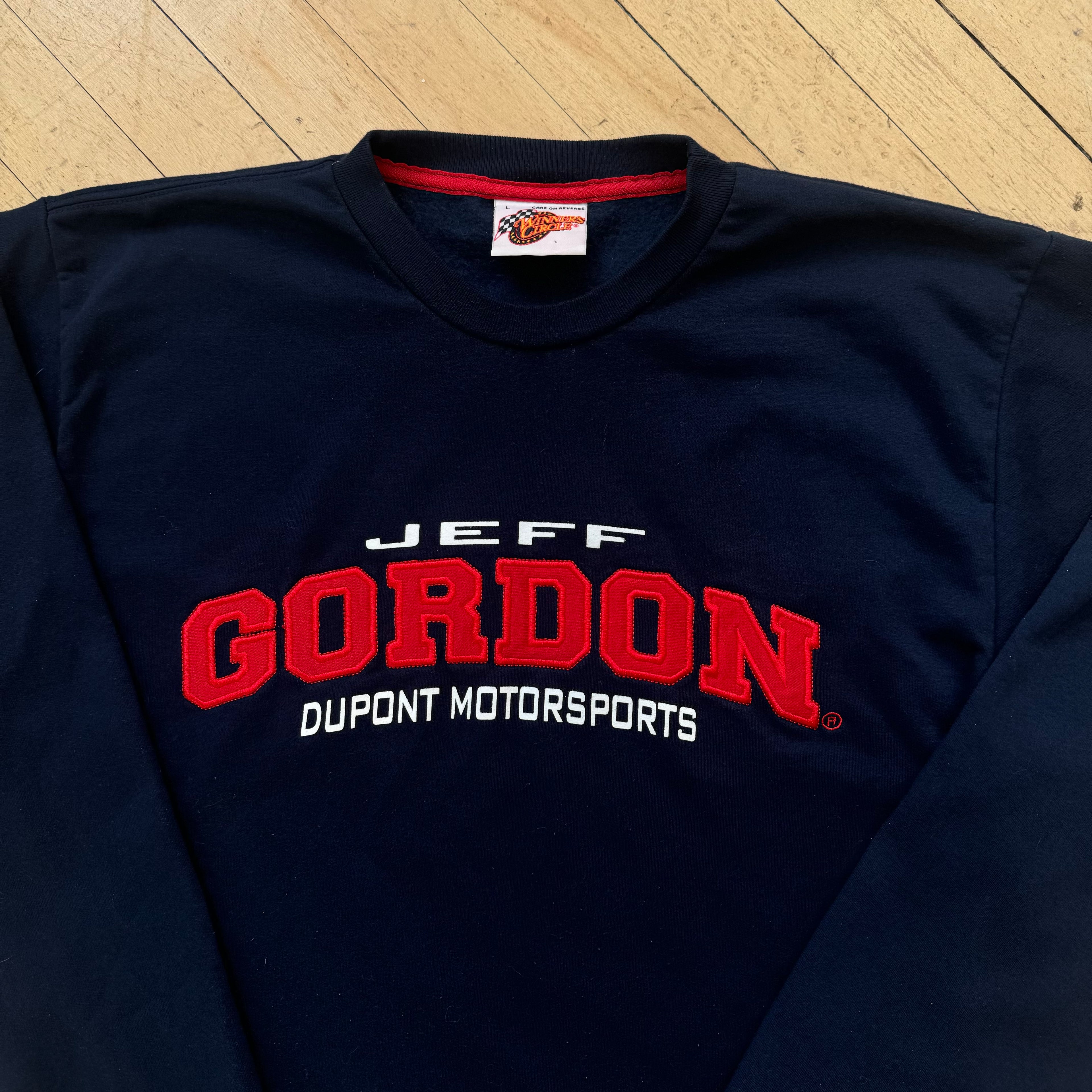 Y2K Jeff Gordon Nascar CrewNeck Sz L