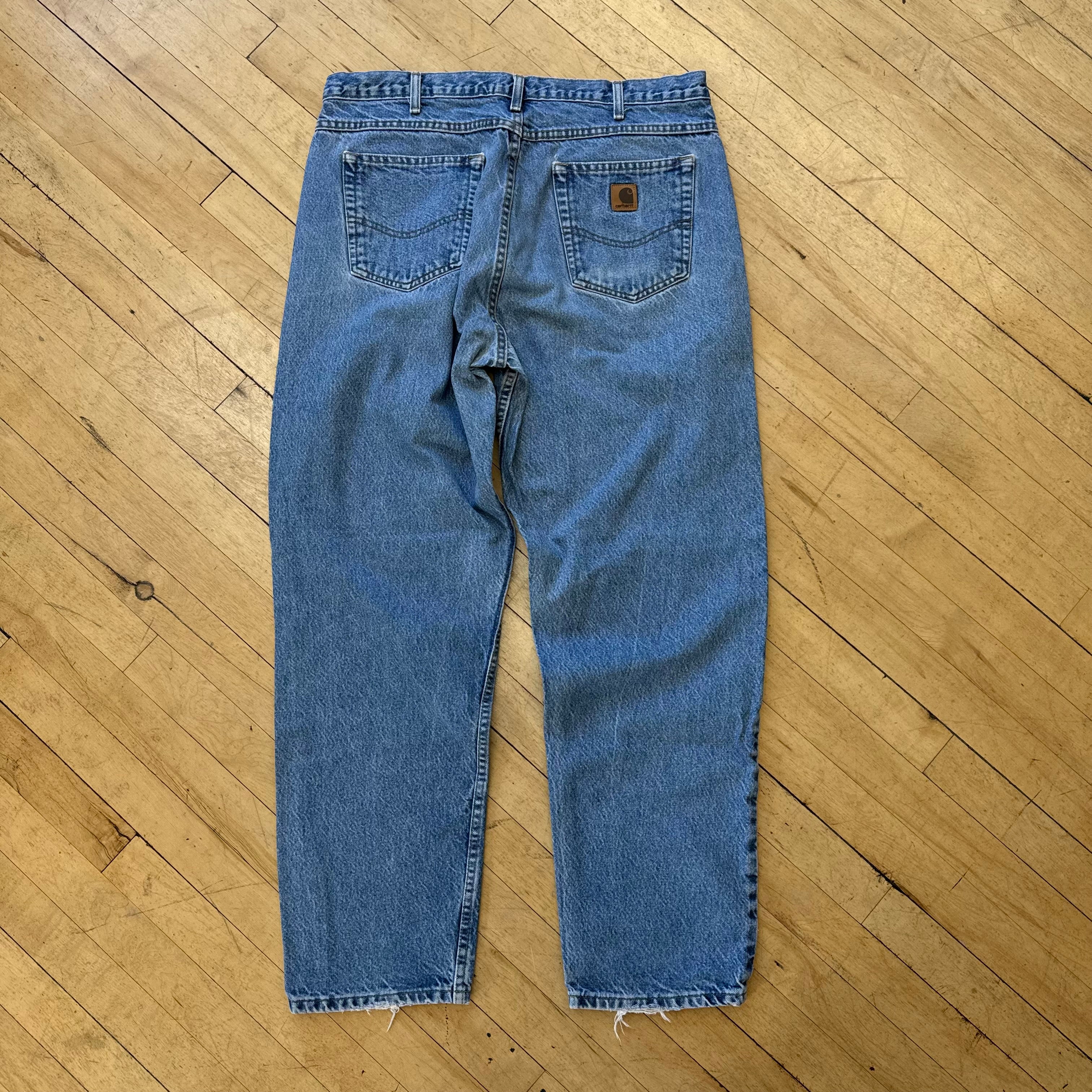 Vintage Carhartt Denim Jeans Sz 38x33