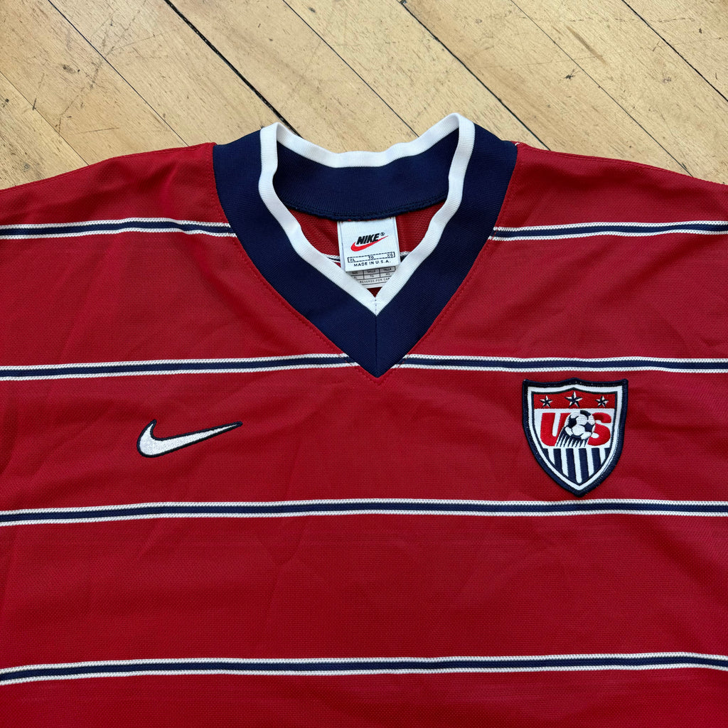 Vintage Nike USA Soccer Jersey T-shirt Sz XL