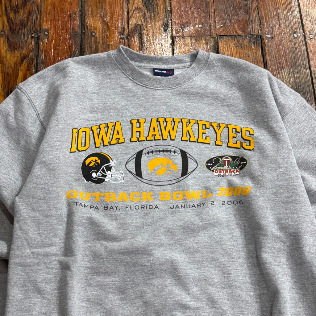 Vintage Iowa Hawkeyes Outback Bowl Crewneck Sz Sz L