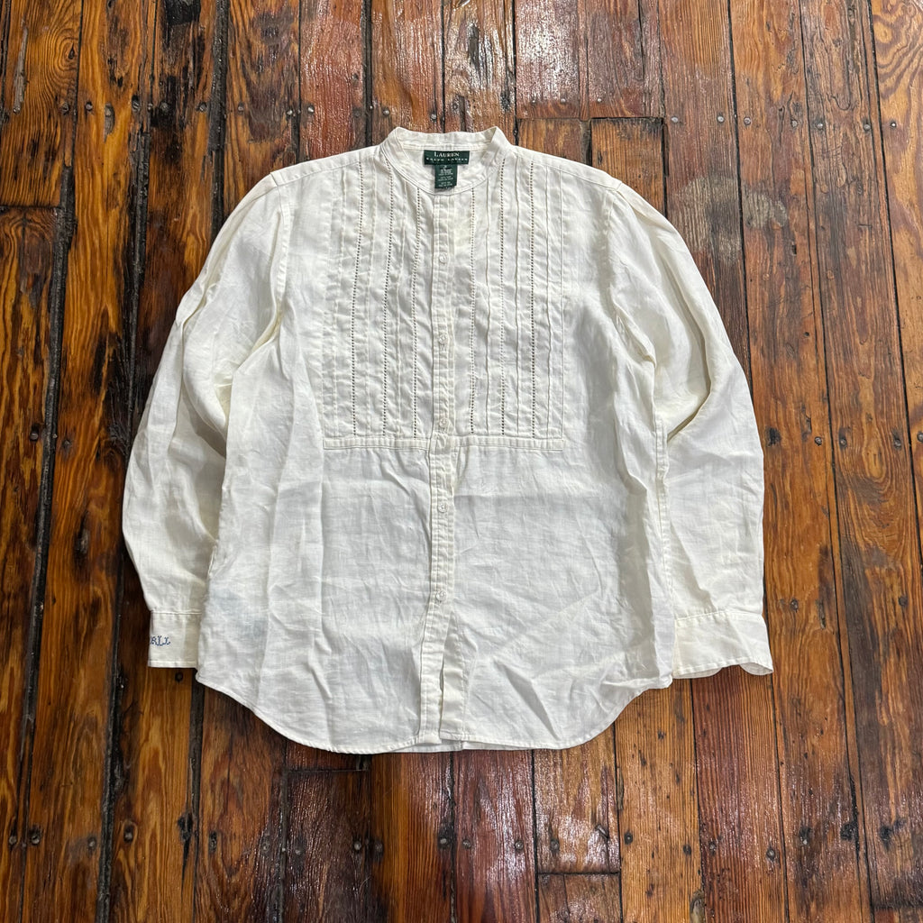 Vintage Ralph Lauren Button Up T-shirt Sz S
