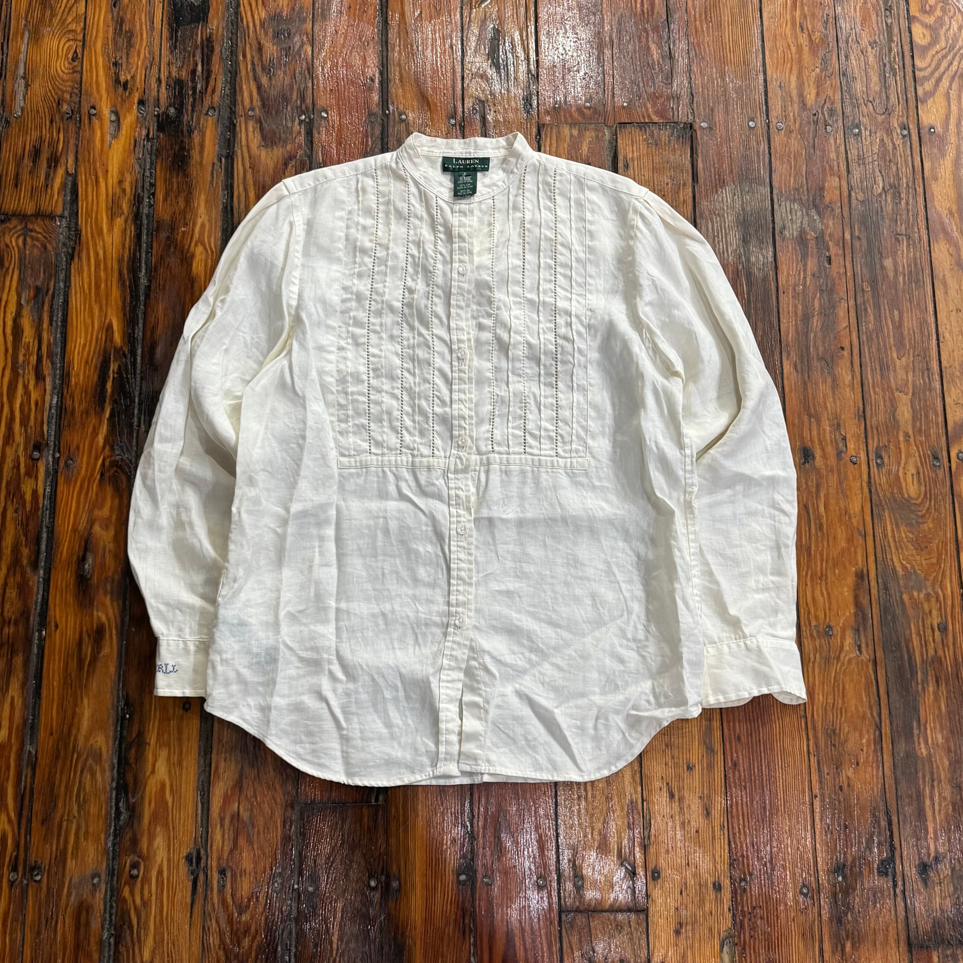 Vintage Ralph Lauren Button Up T-shirt Sz S