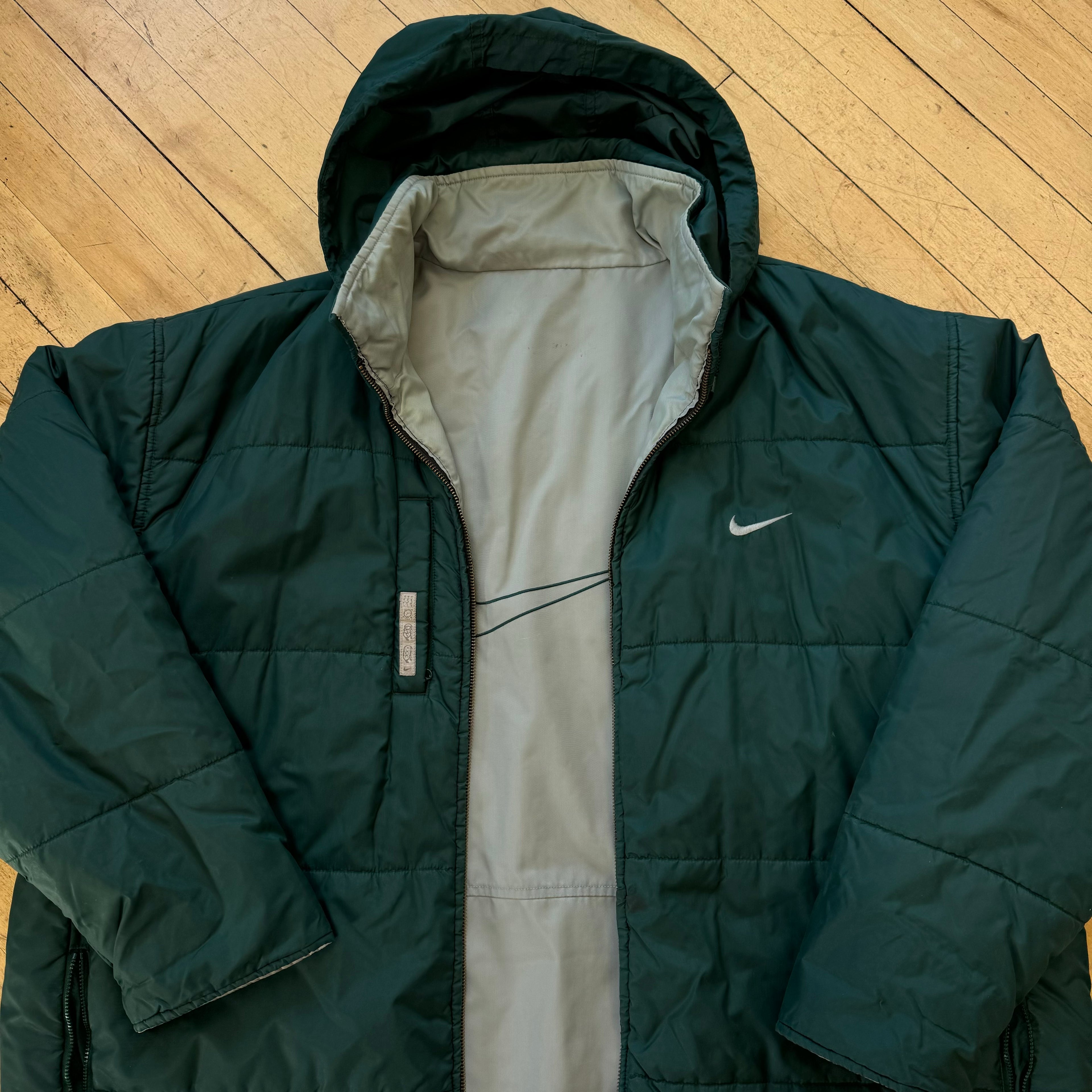 Vintage Reversible Nike Over Coat Sz XXL