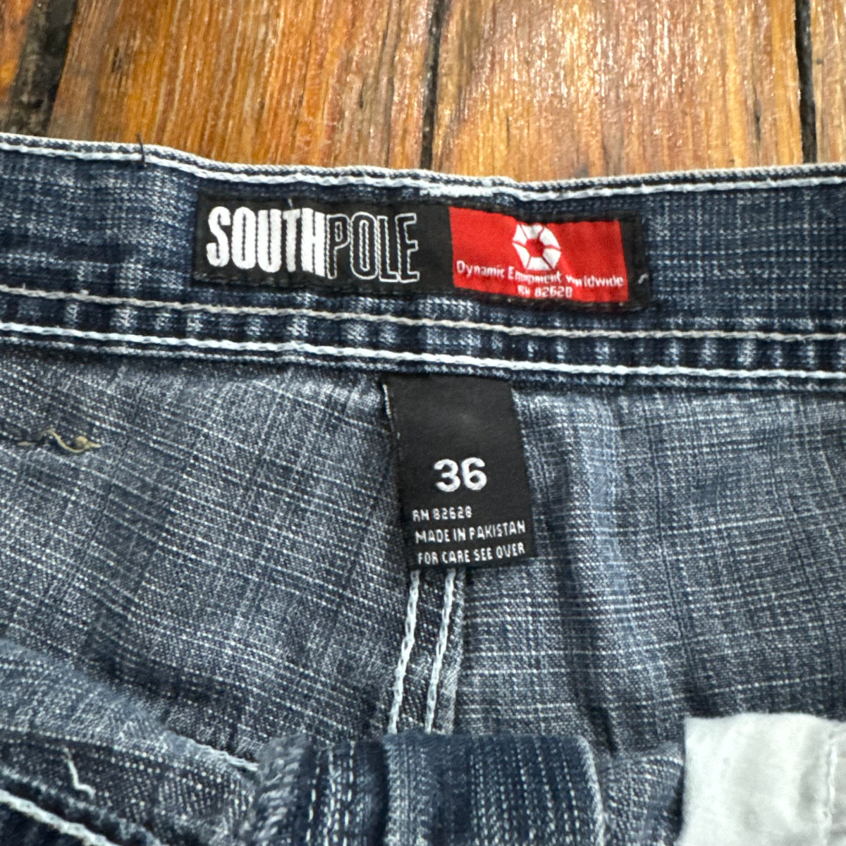 Y2K SouthPole Jean Shorts Sz 36