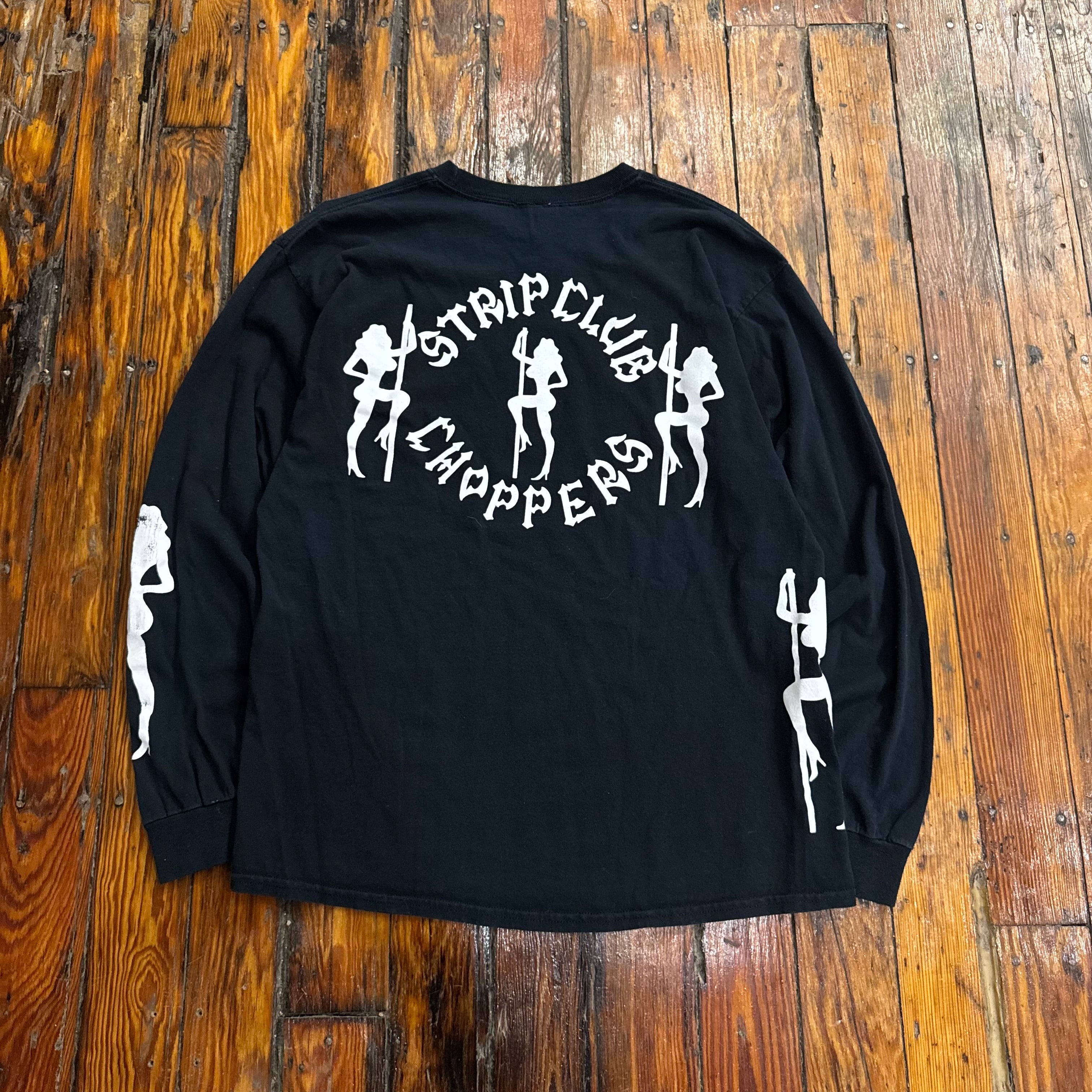 Y2K Strip Club Choppers T-shirt Sz L
