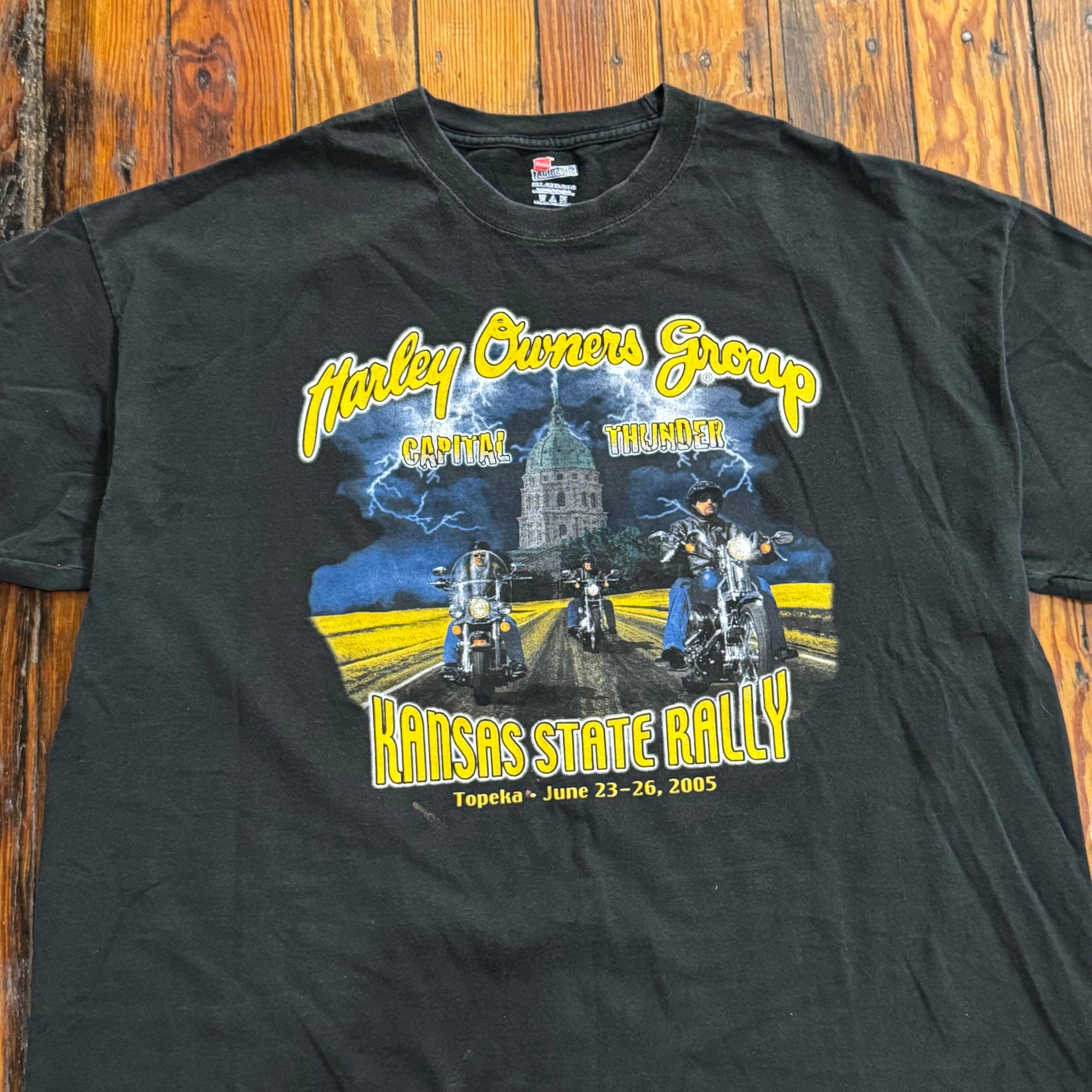 Y2K Harley Owners Group T-shirt Sz XL