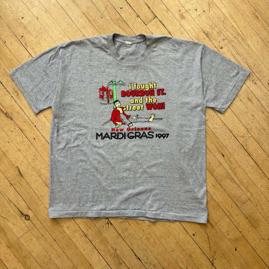 Vintage New Orleans Mardigras T-shirt Sz XL