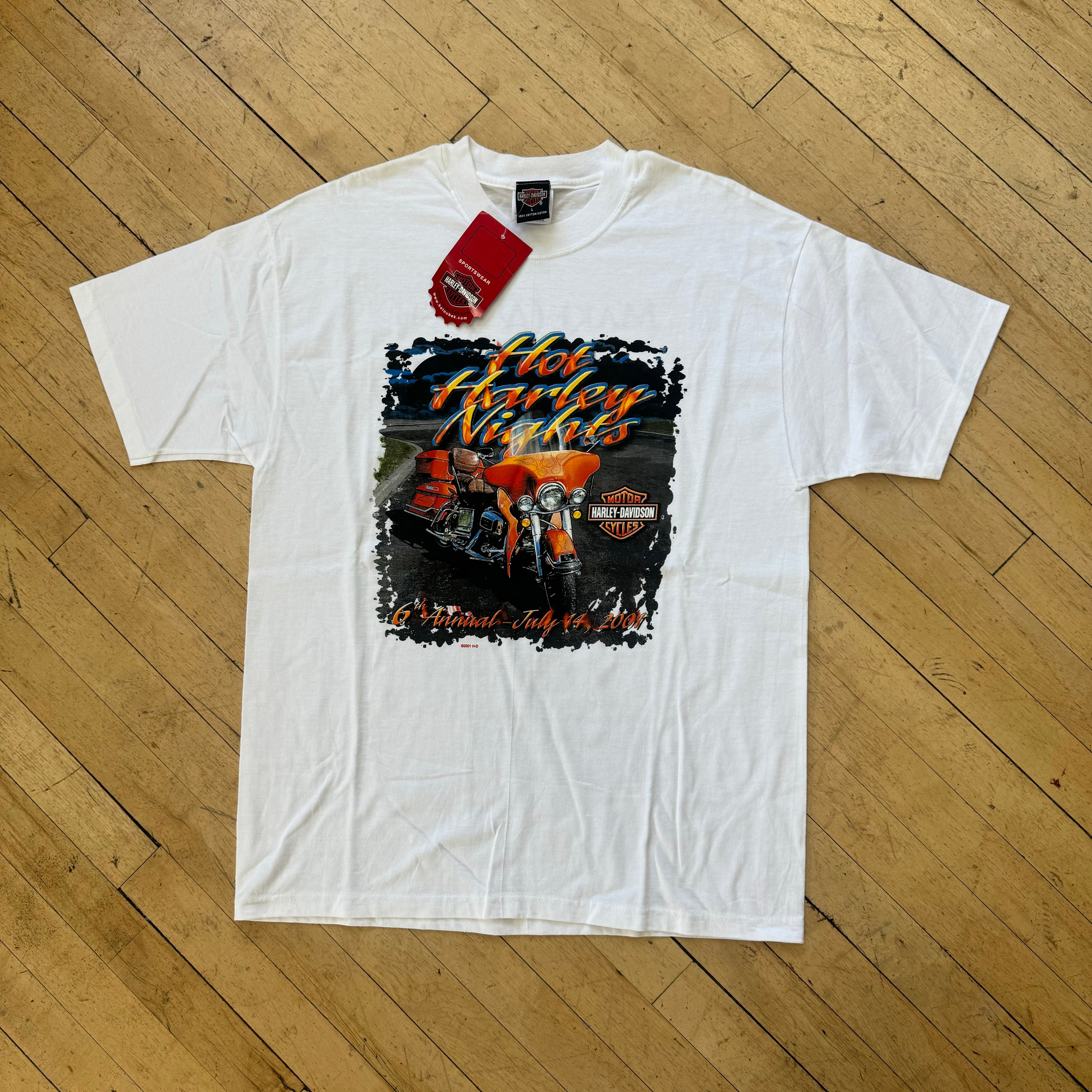 Hot Harley Nights Sioux Falls 01 T-shirt Sz L New