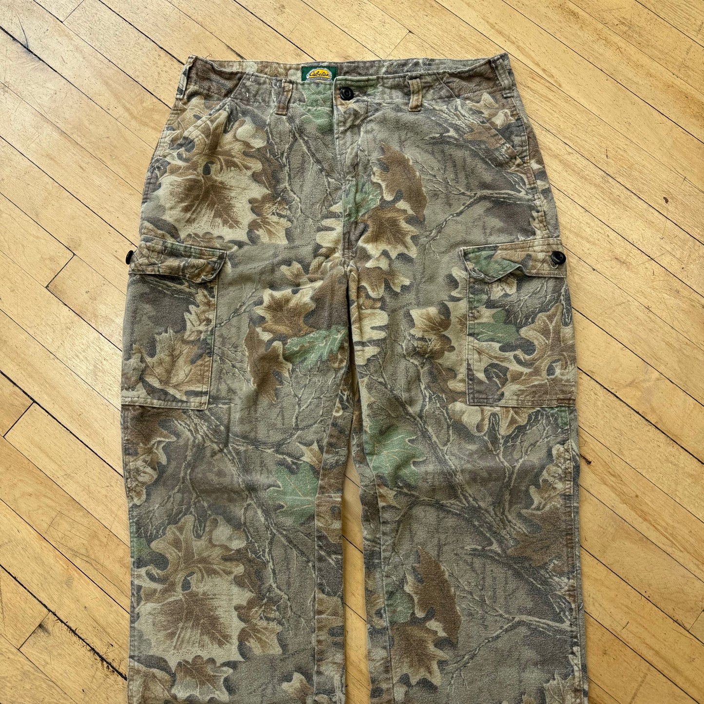 Vintage Cabelas Camo Cargo Pants Sz 36