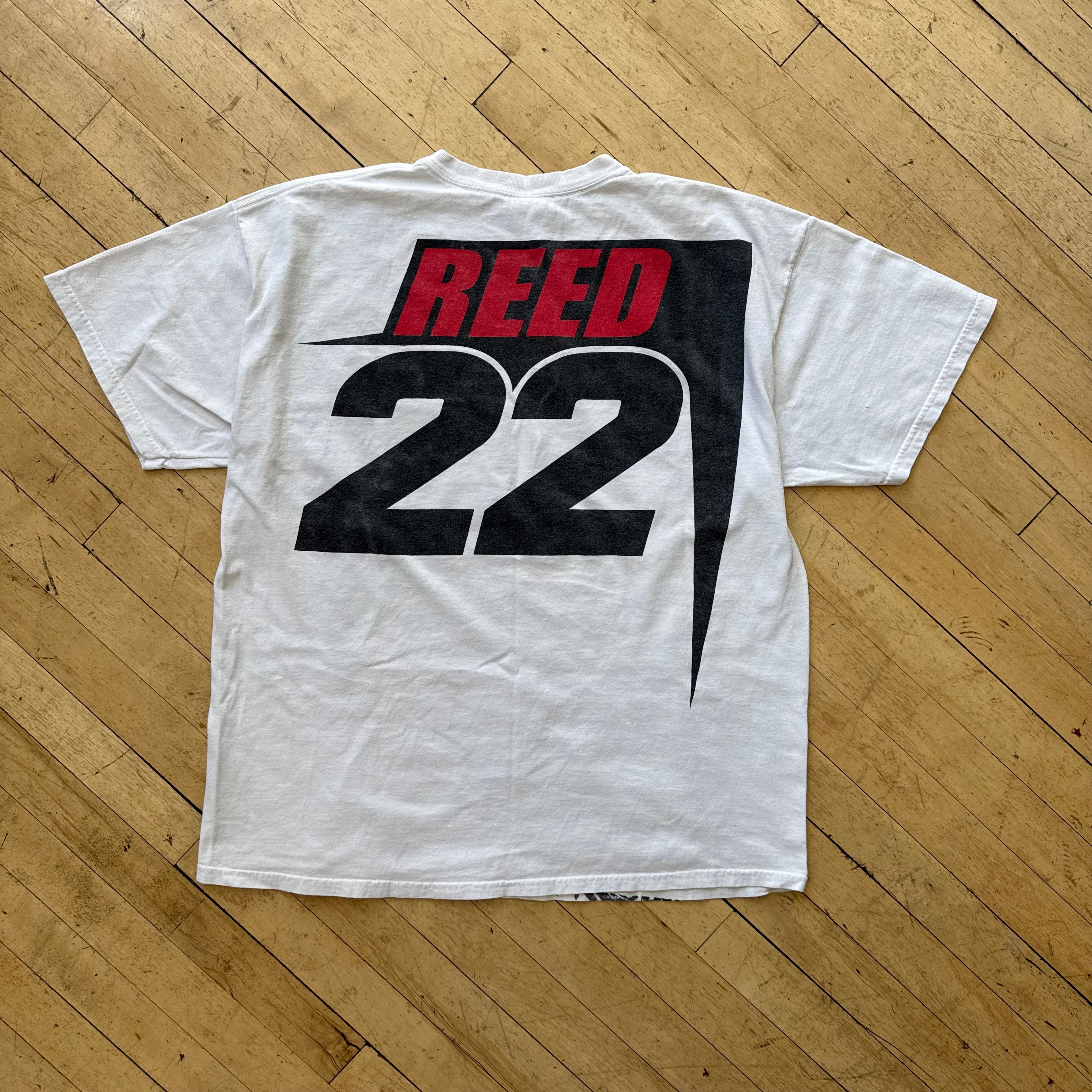 Vintage 22 Reed AOP MotoCross T-shirt Sz XL