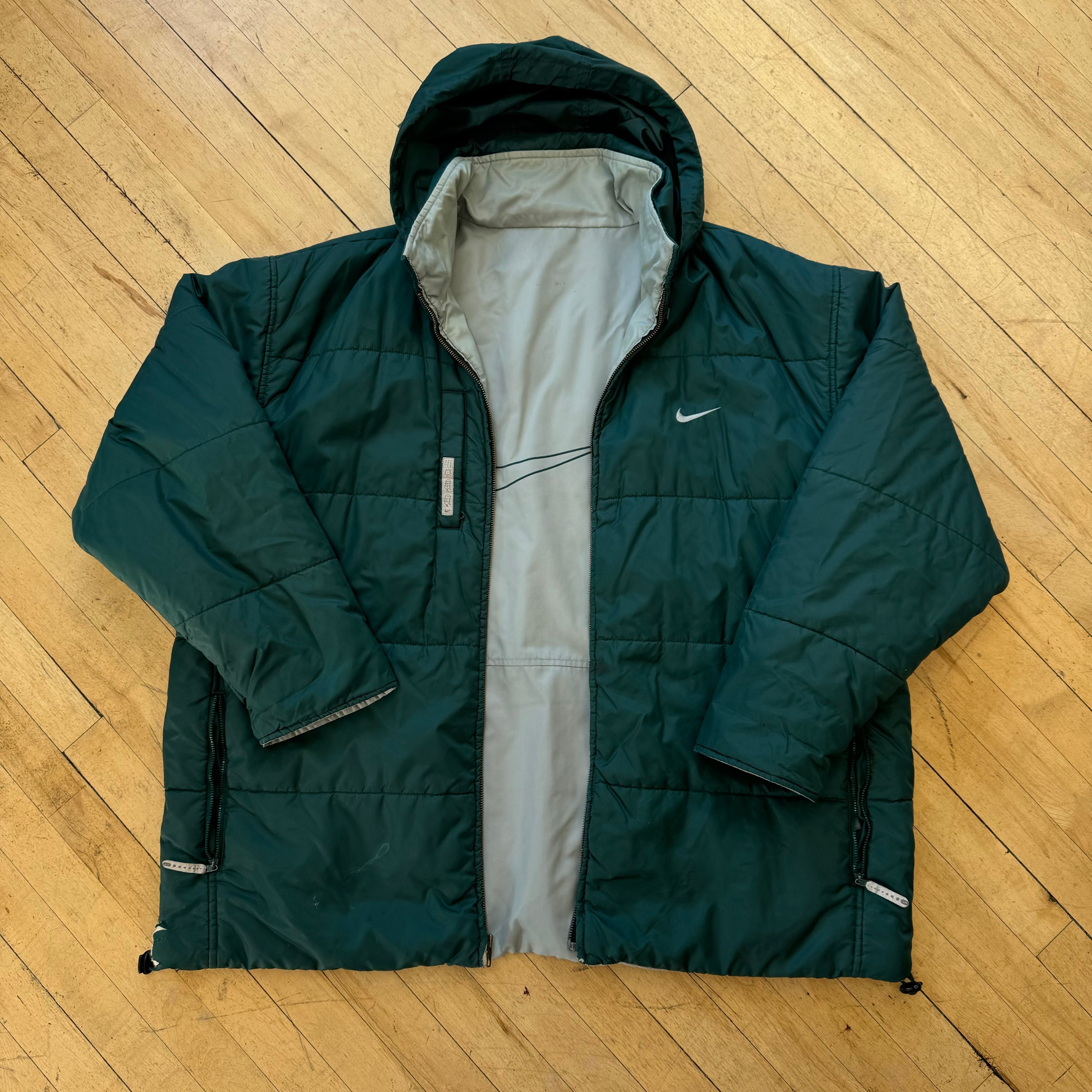Vintage Reversible Nike Over Coat Sz XXL