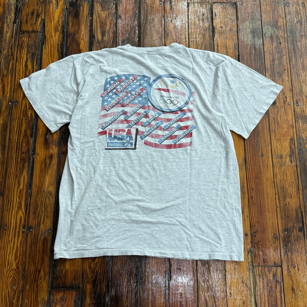 Vintage USA Basketball Barcelona Olympic T-shirt Sz XL