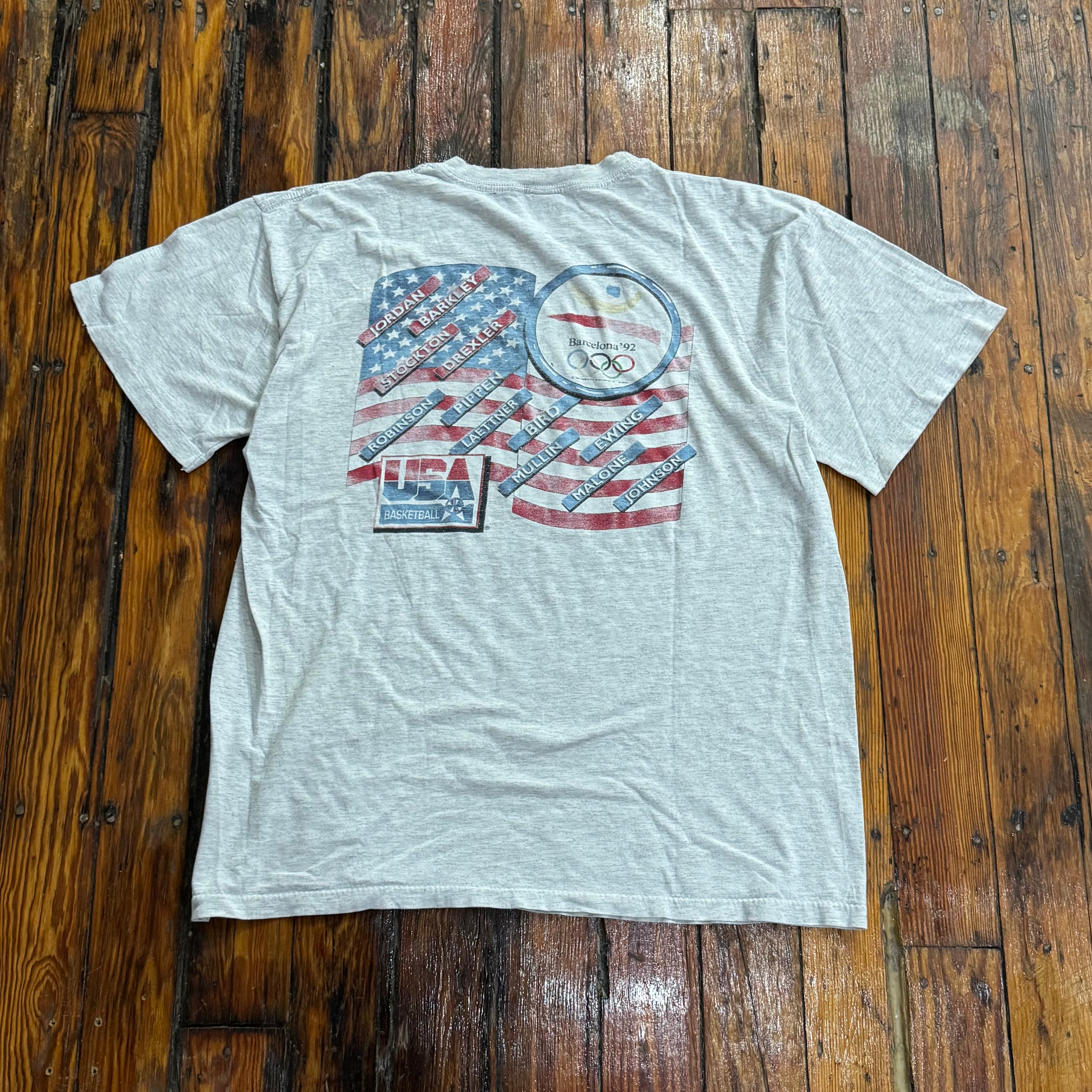 Vintage USA Basketball Barcelona Olympic T-shirt Sz XL