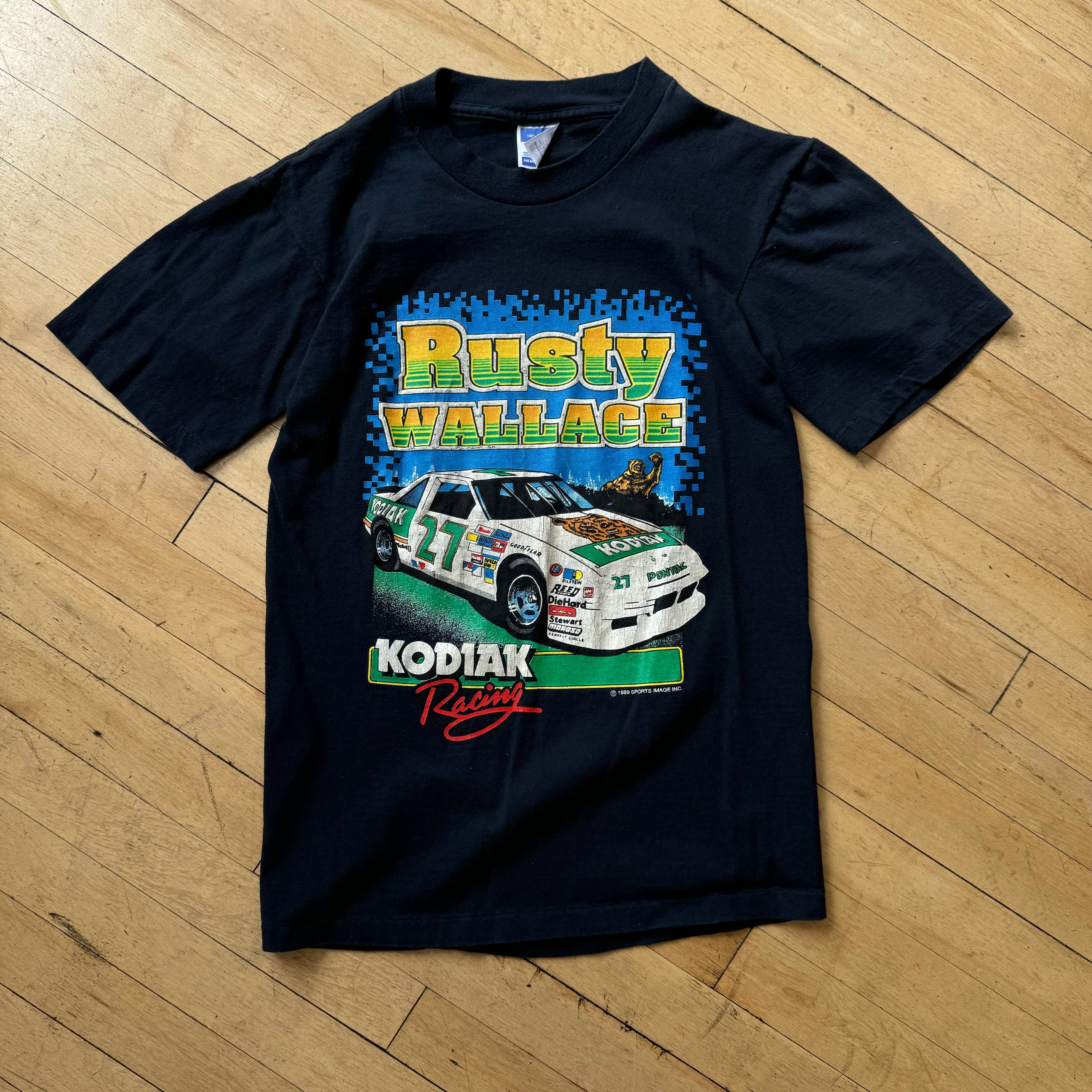 Vintage ‘89 Rusty Wallace Kodiak Racing T-shirt Sz S