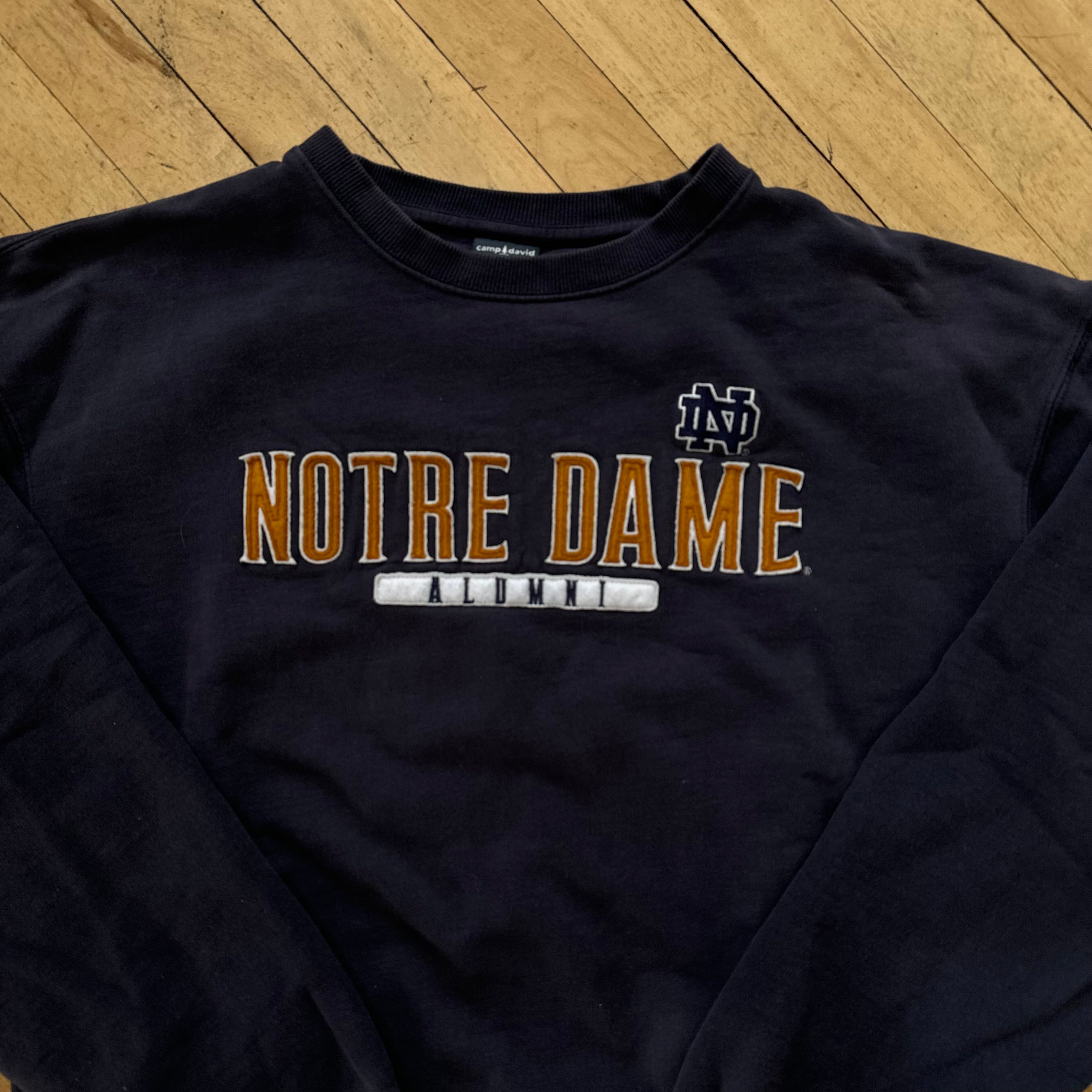 Vintage Notre Dame Alumni CrewNeck Sz L