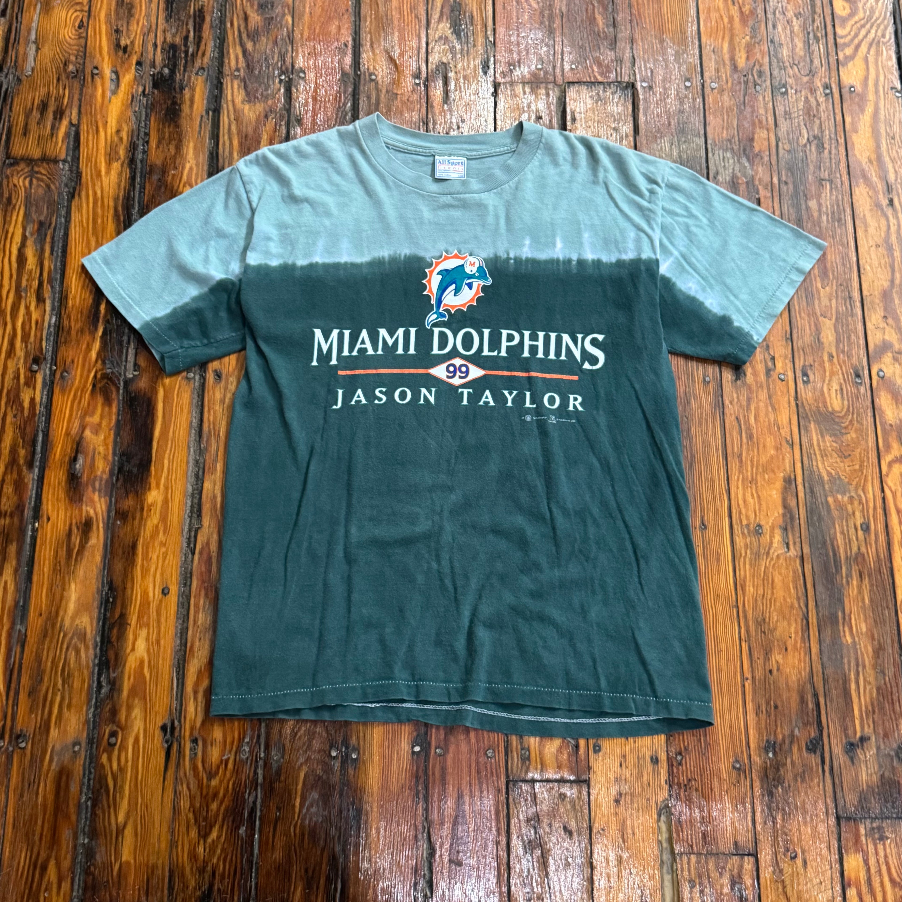 Vintage Jason Taylor Miami Dolphins T-shirt Sz L
