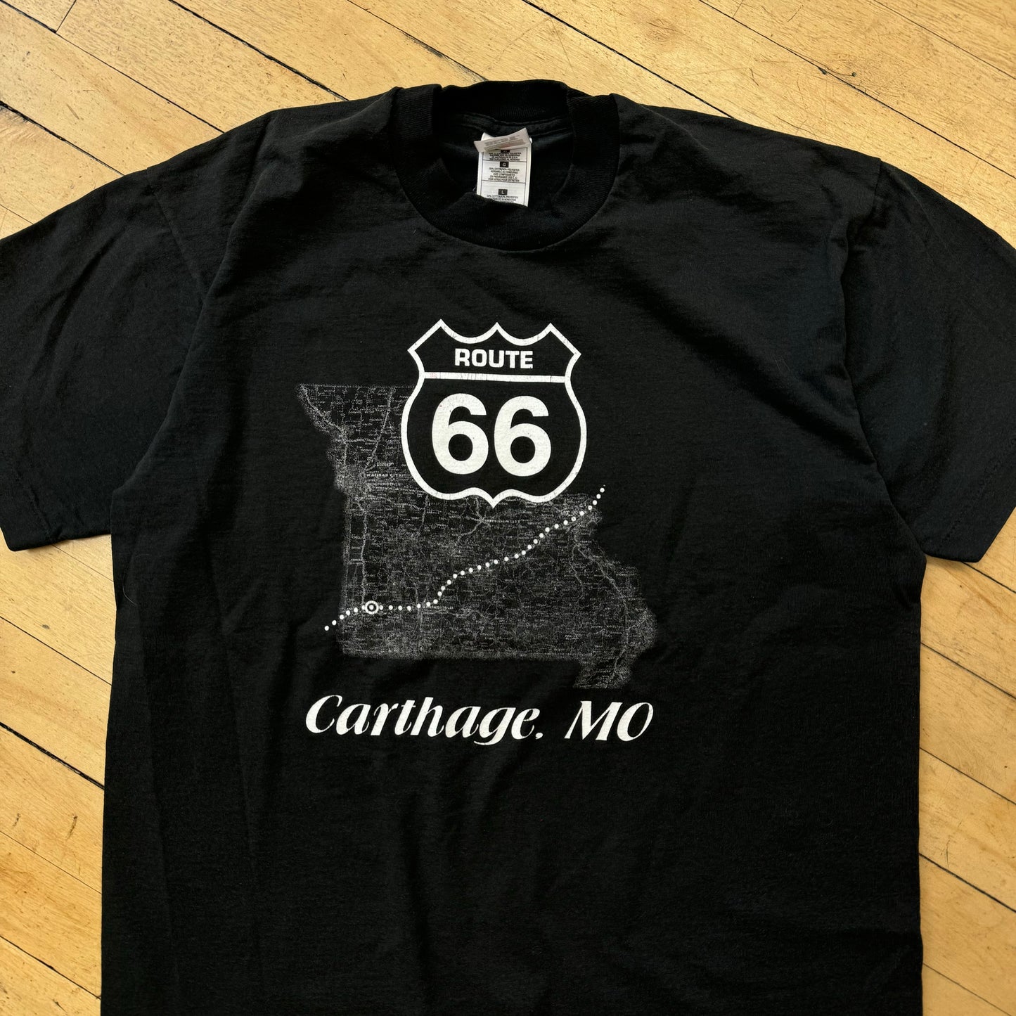 Vintage Carthage, MO Route 66 T-shirt Sz L