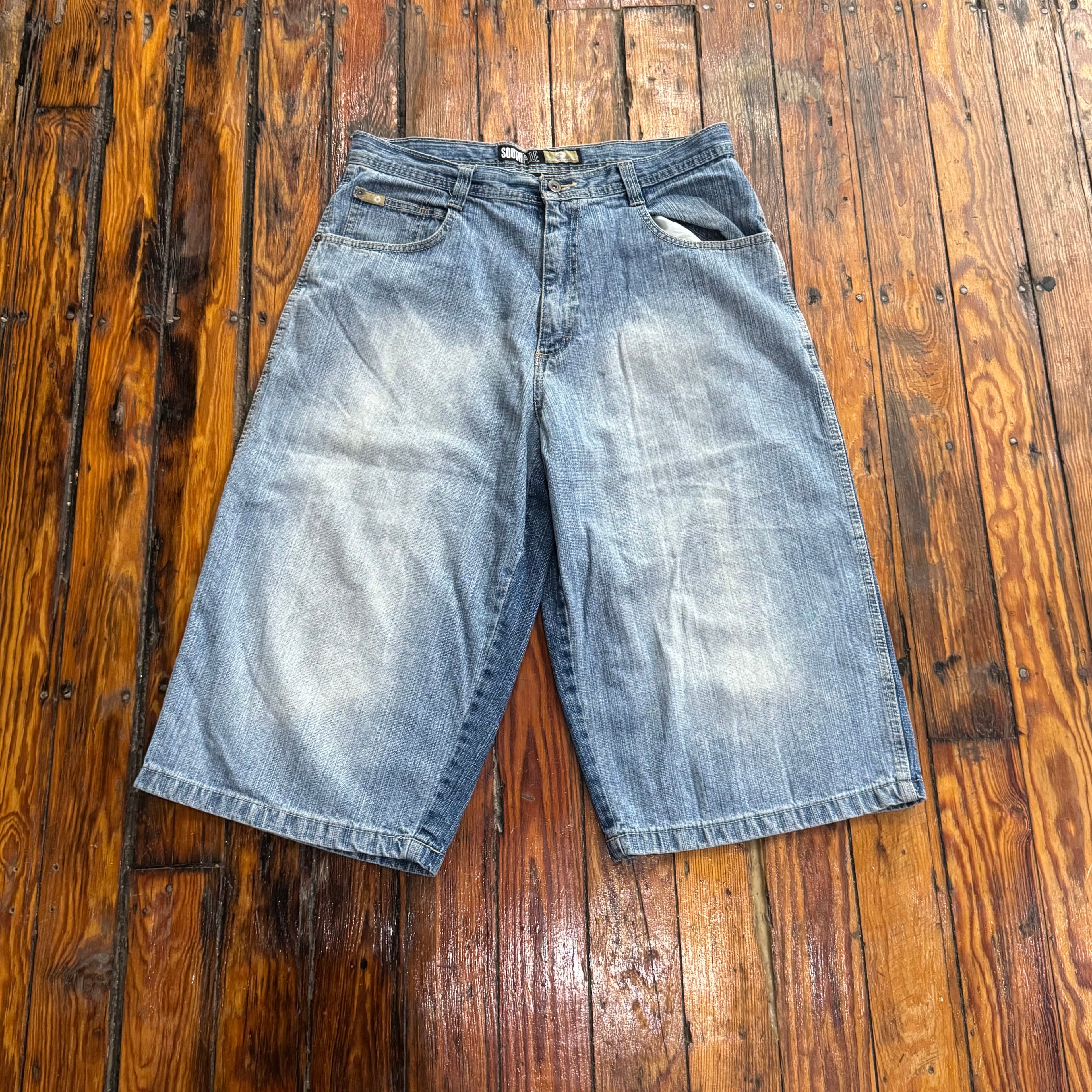 Y2K Baggy South Pole Denim Jean Shorts Sz 34