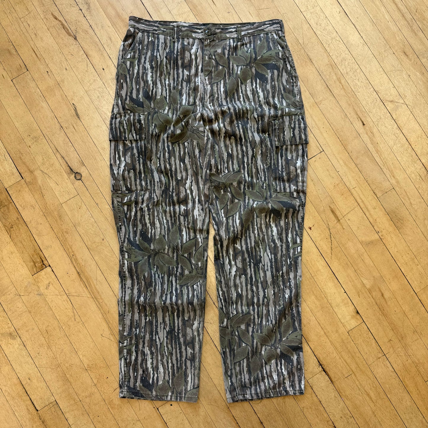 Vintage Jungle Camo Kahki Cargo Pants Sz 36x34